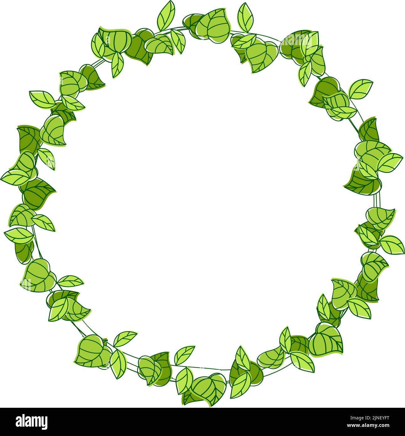 Hand painted decorative borders, plants Stock Vector Image & Art Alamy