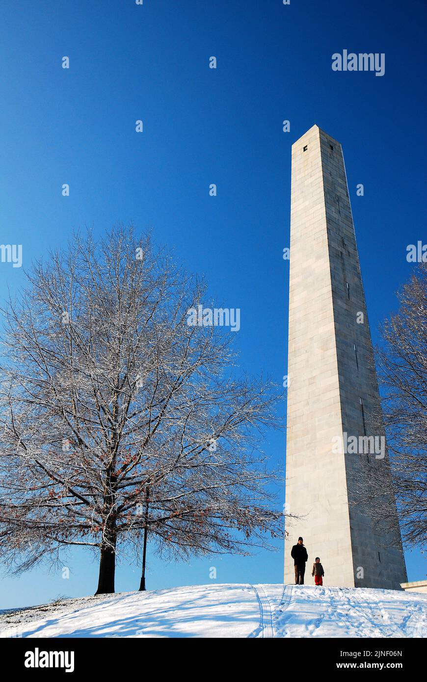Bunker Hill Monument Stock Photo