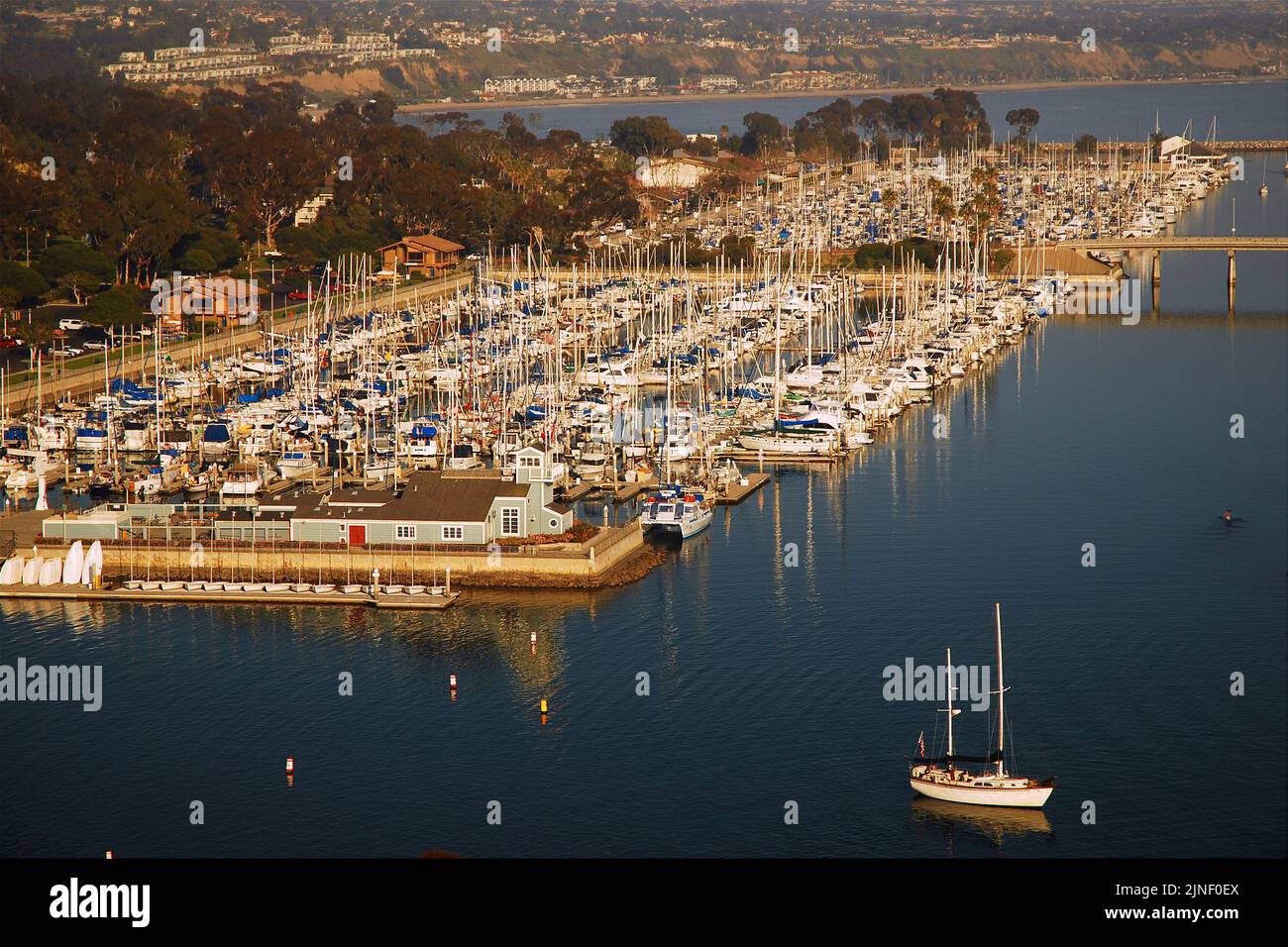 Sailboats, yachts and pleasure craft populate the beautiful harbor and