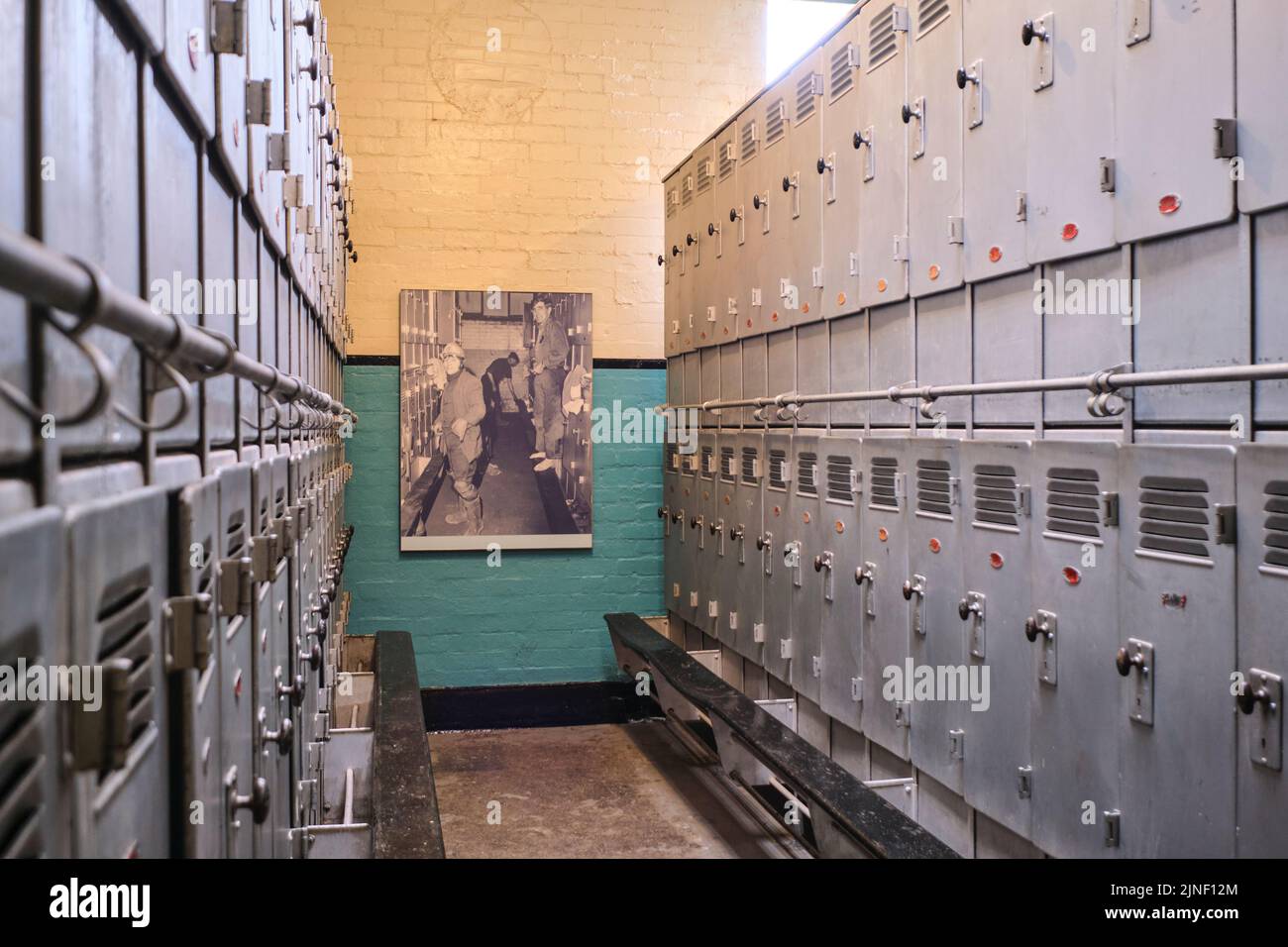 Tourist lockers hi-res stock 