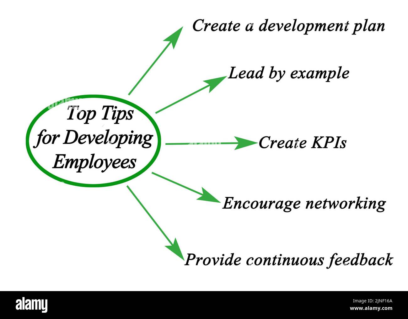 Top Tips for Developing Employees Stock Photo - Alamy