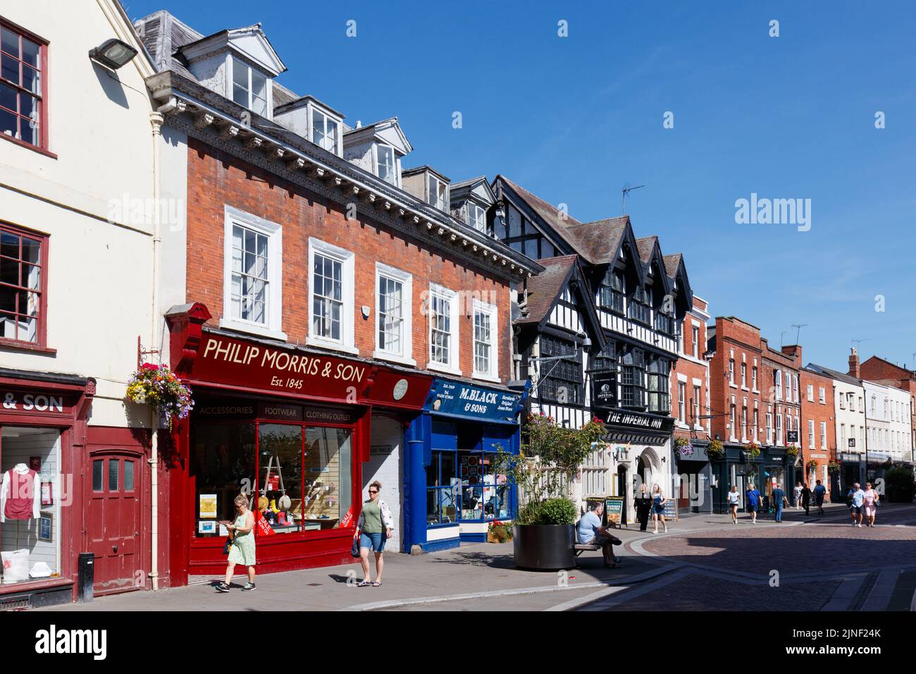 Widemarsh Street, Hereford Stock Photo Alamy