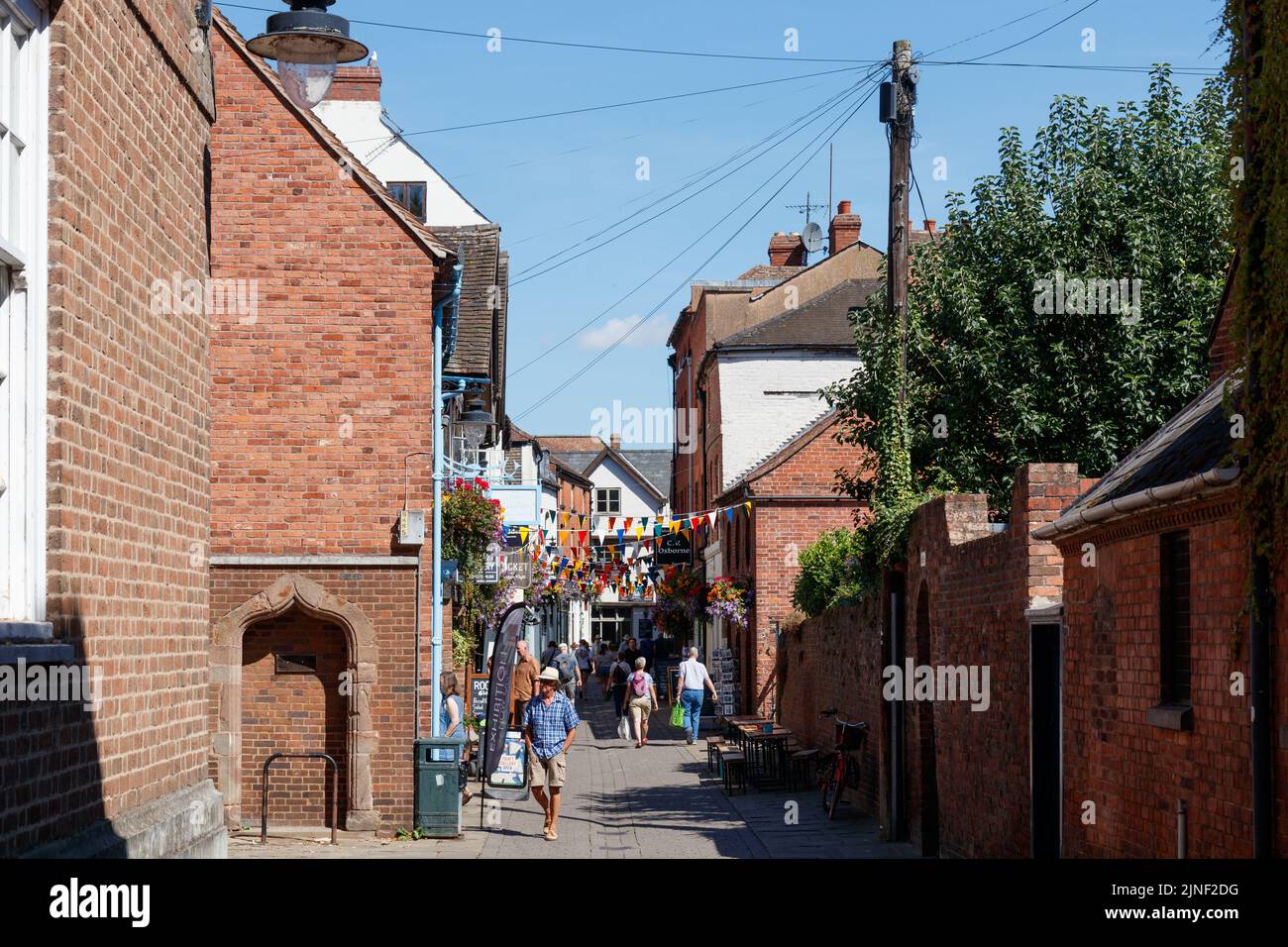 Historic Church Street, Hereford Stock Photo Alamy