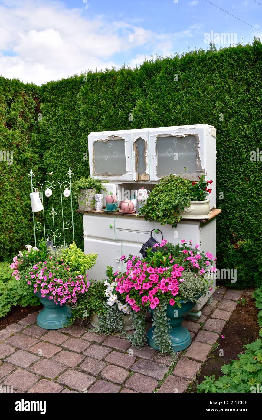 Old english garden flower hi-res stock photography and images - Alamy