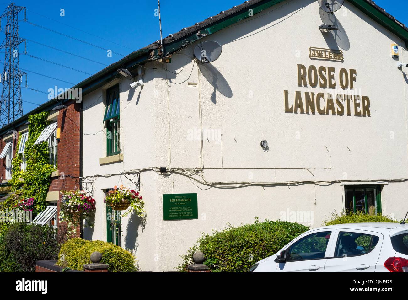Rose Of Lancaster Public House, Chadderton,Greater Manchester, UK. Stock Photo