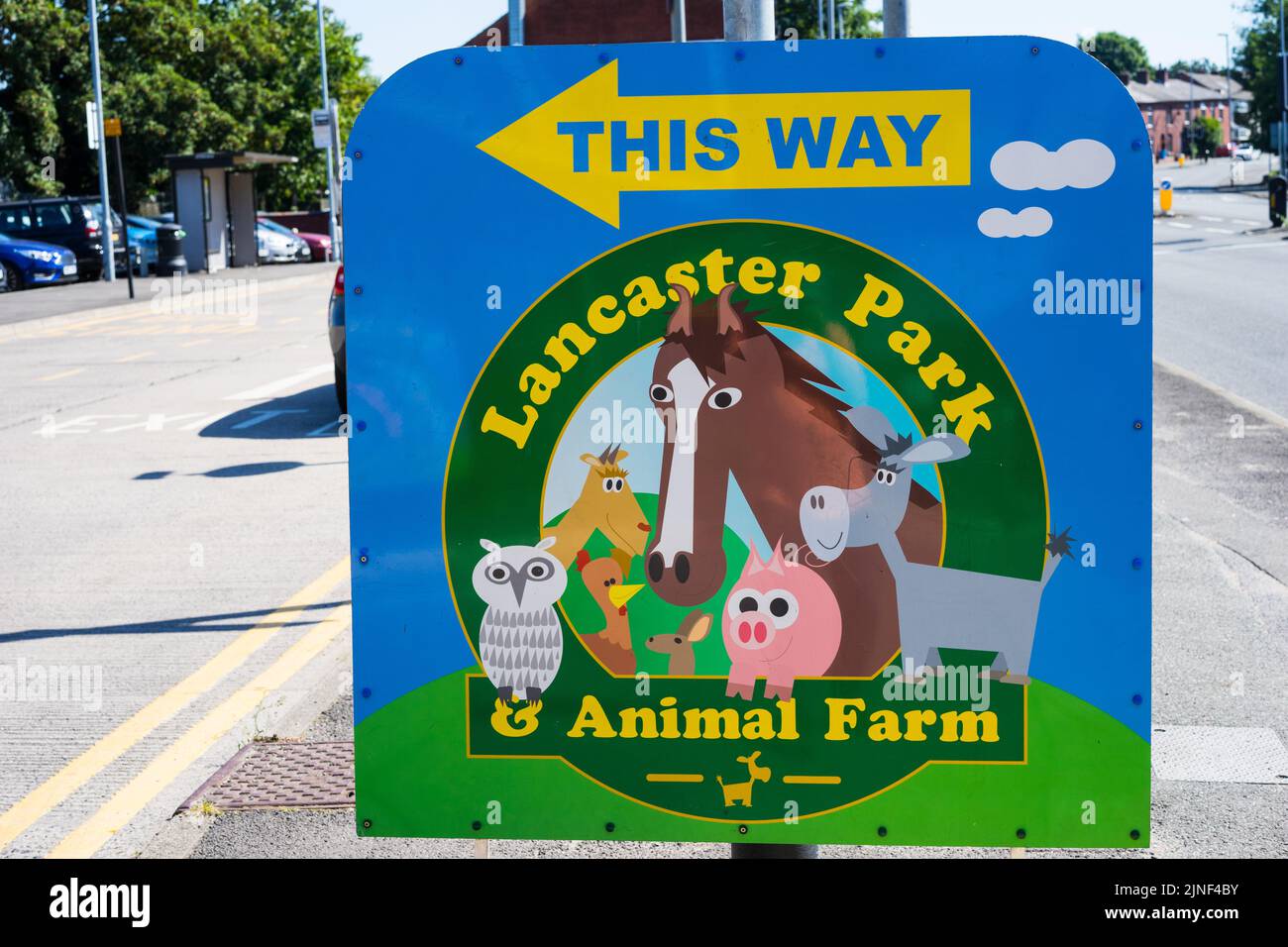Lancaster Park Animal Farm, Chadderton, Oldham, Greater Manchester, UK