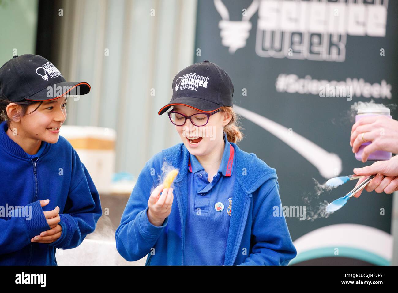 Brisbane, Australia. 11th Aug, 2022. School students take part in live