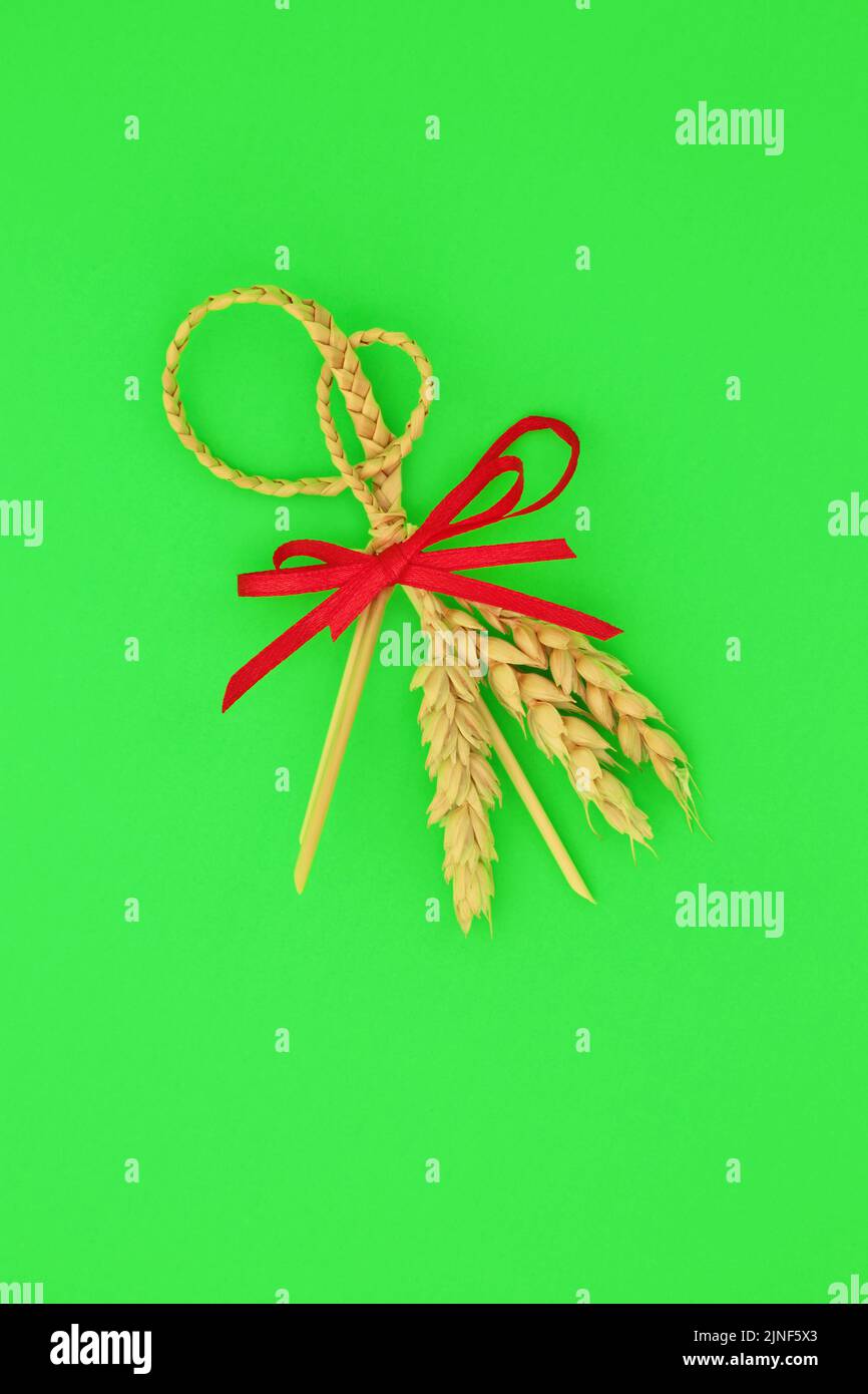 Corn husk doll pagan fertility symbol for successful harvest