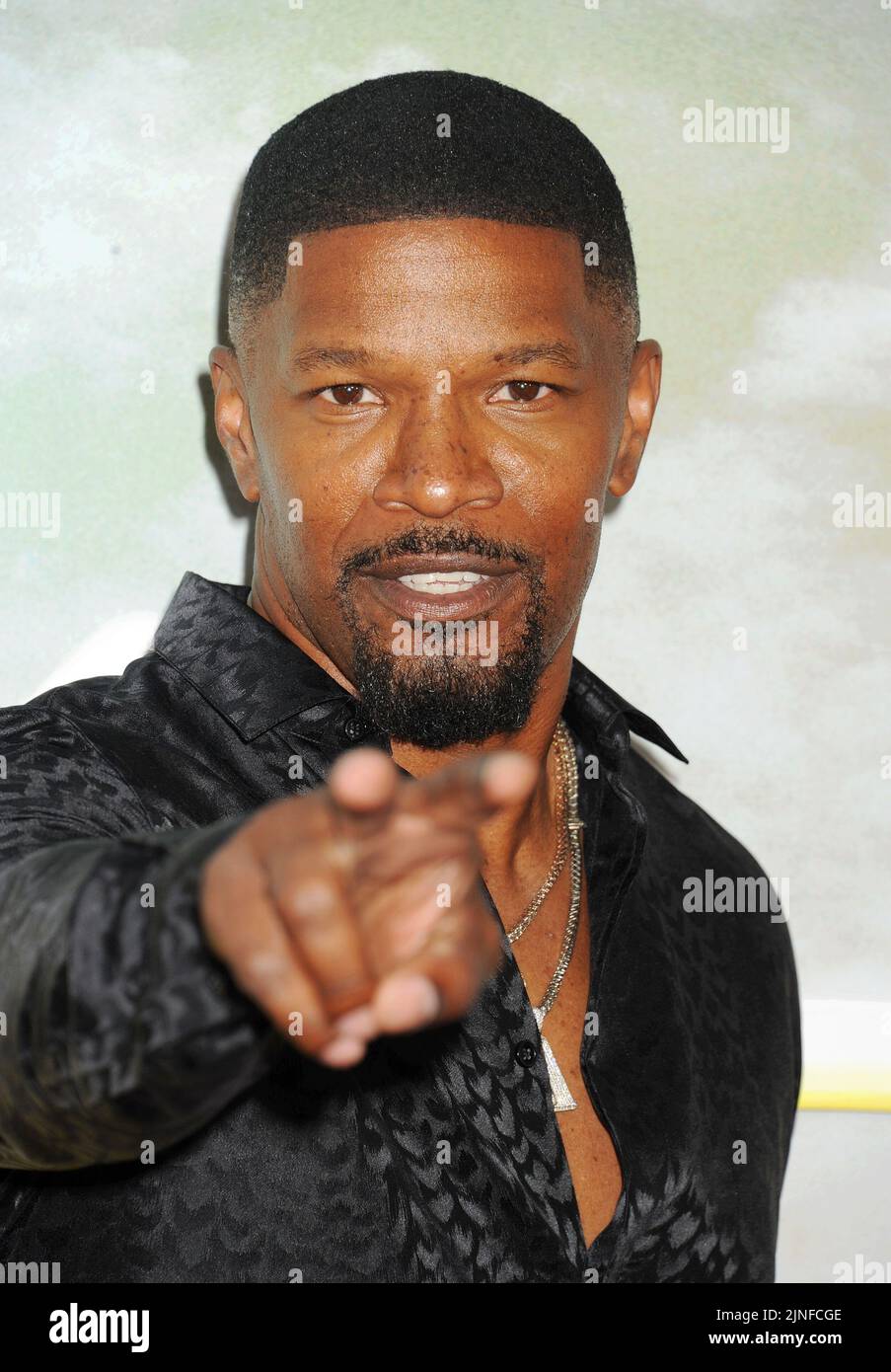 LOS ANGELES, CA AUGUST 10 Jamie Foxx attends the World Premiere of
