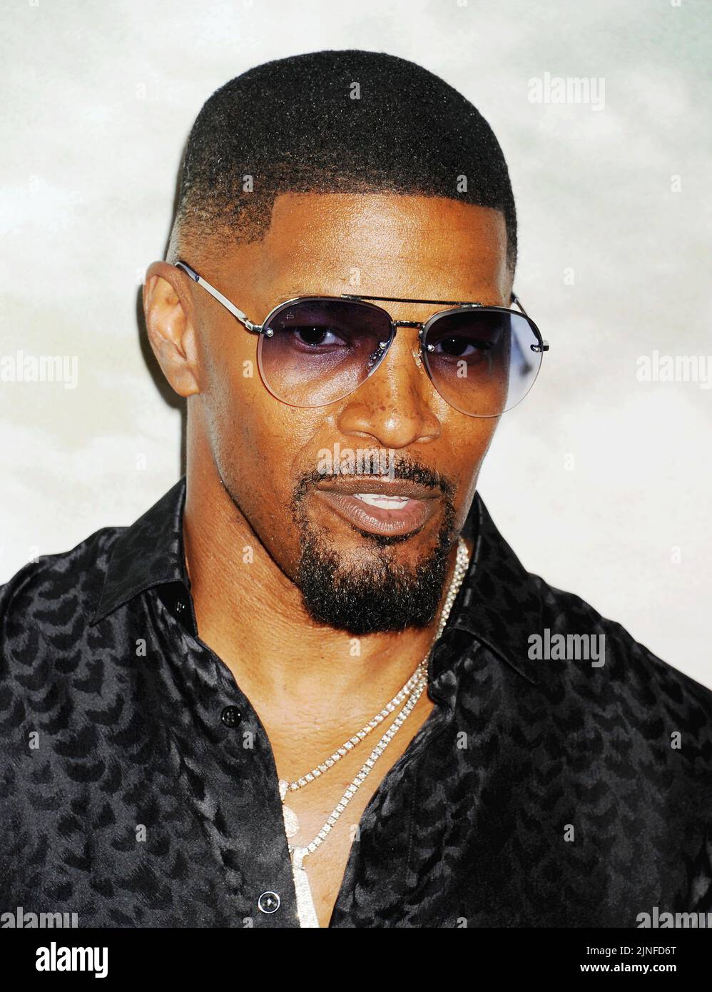 LOS ANGELES, CA AUGUST 10 Jamie Foxx attends the World Premiere of