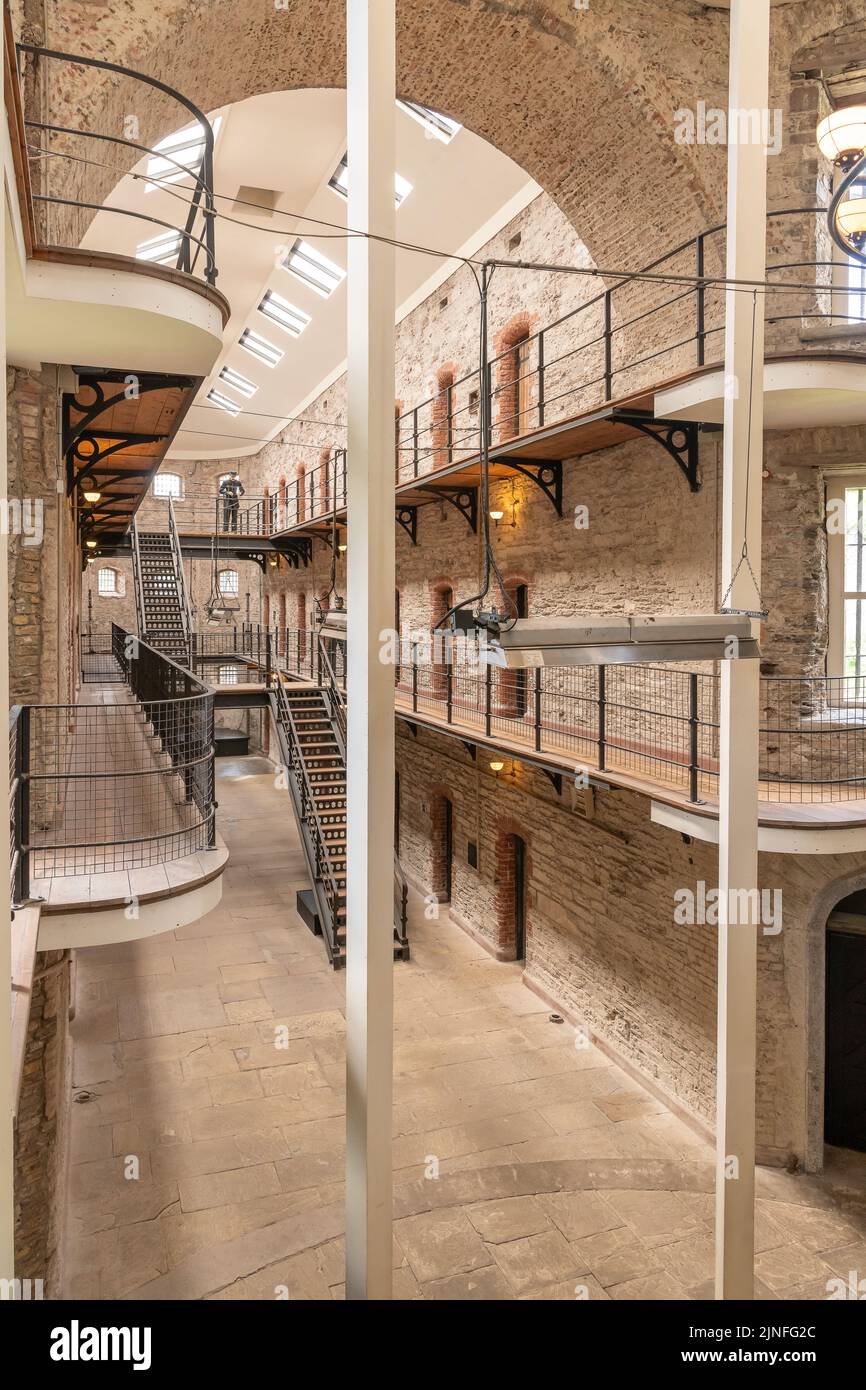 Inside the Cork City Gaol West Wing, Cork, Ireland Stock Photo Alamy