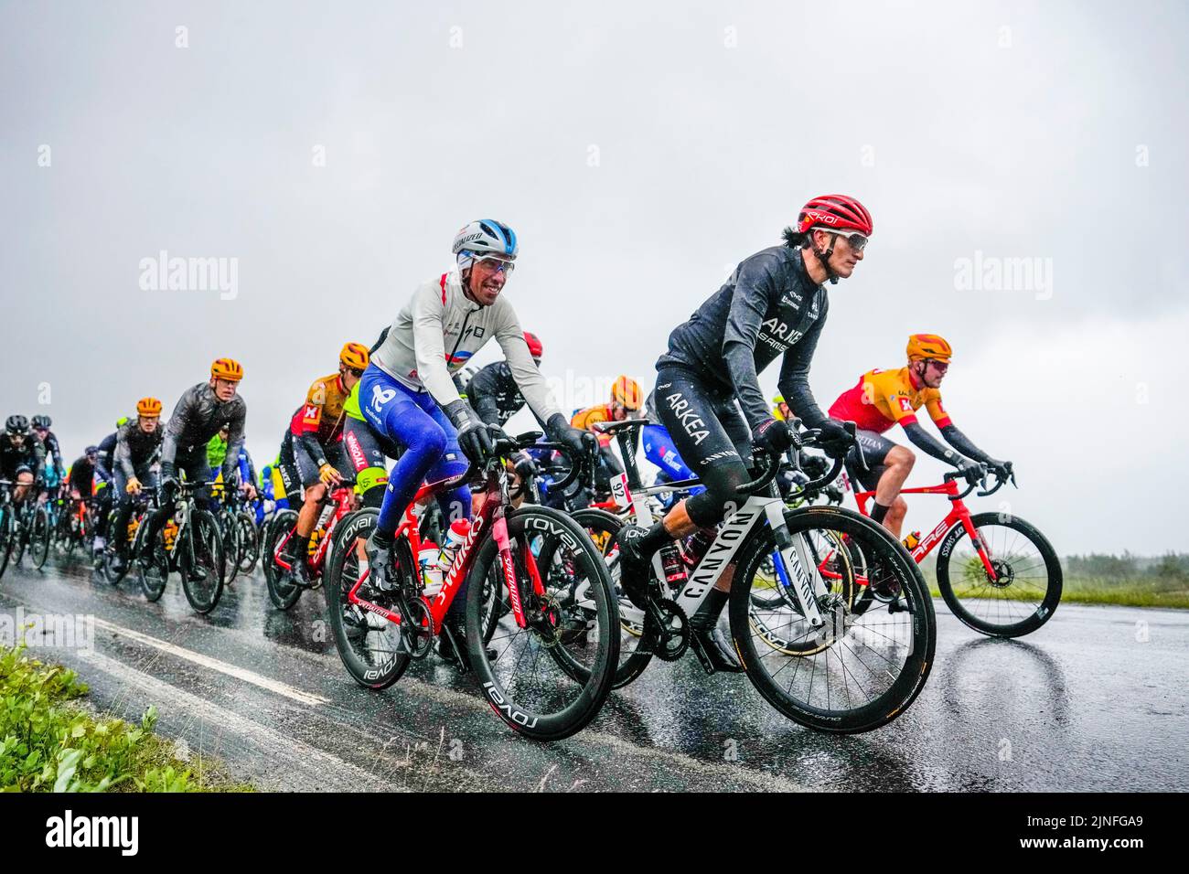 Mo i Rana 20220811.First stage of the Arctic Race of Norway in Mo i Rana on Wednesday. Photo: Beate Oma Dahle / NTB Stock Photo