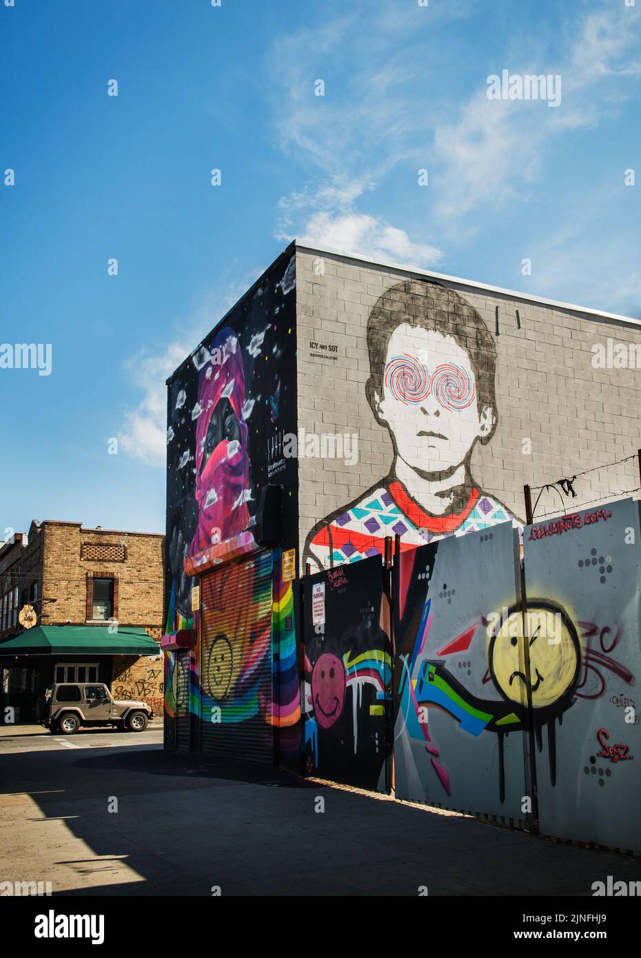 Graffiti murals in Bushwick, Brooklyn, New York City Stock Photo Alamy