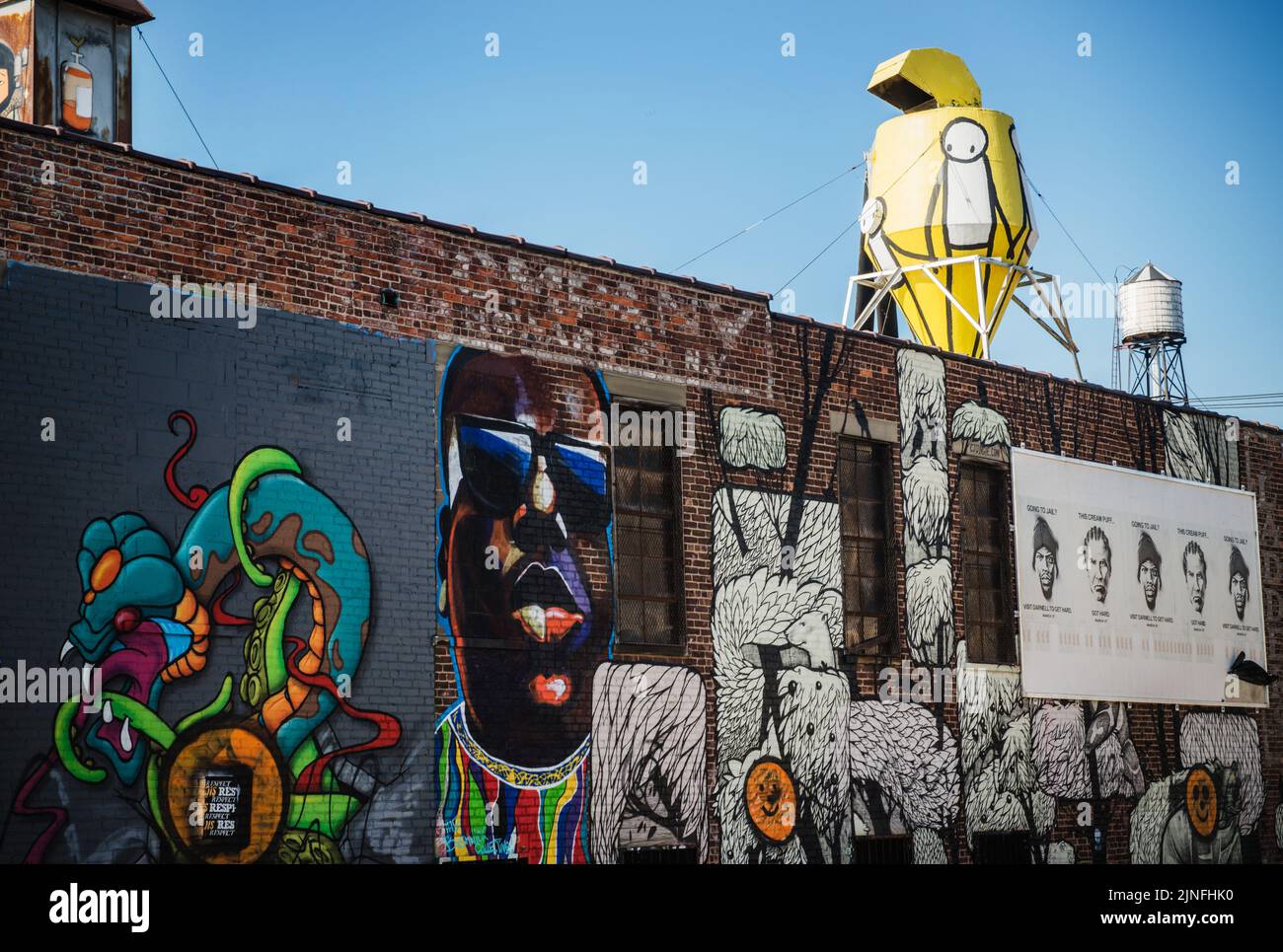 Graffiti murals in Bushwick, Brooklyn, New York City Stock Photo Alamy
