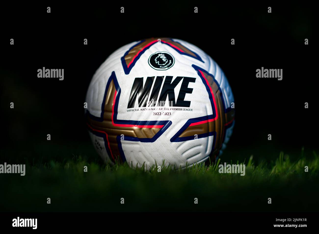 2022/23 Nike Flight Premier League Ball Stock Photo