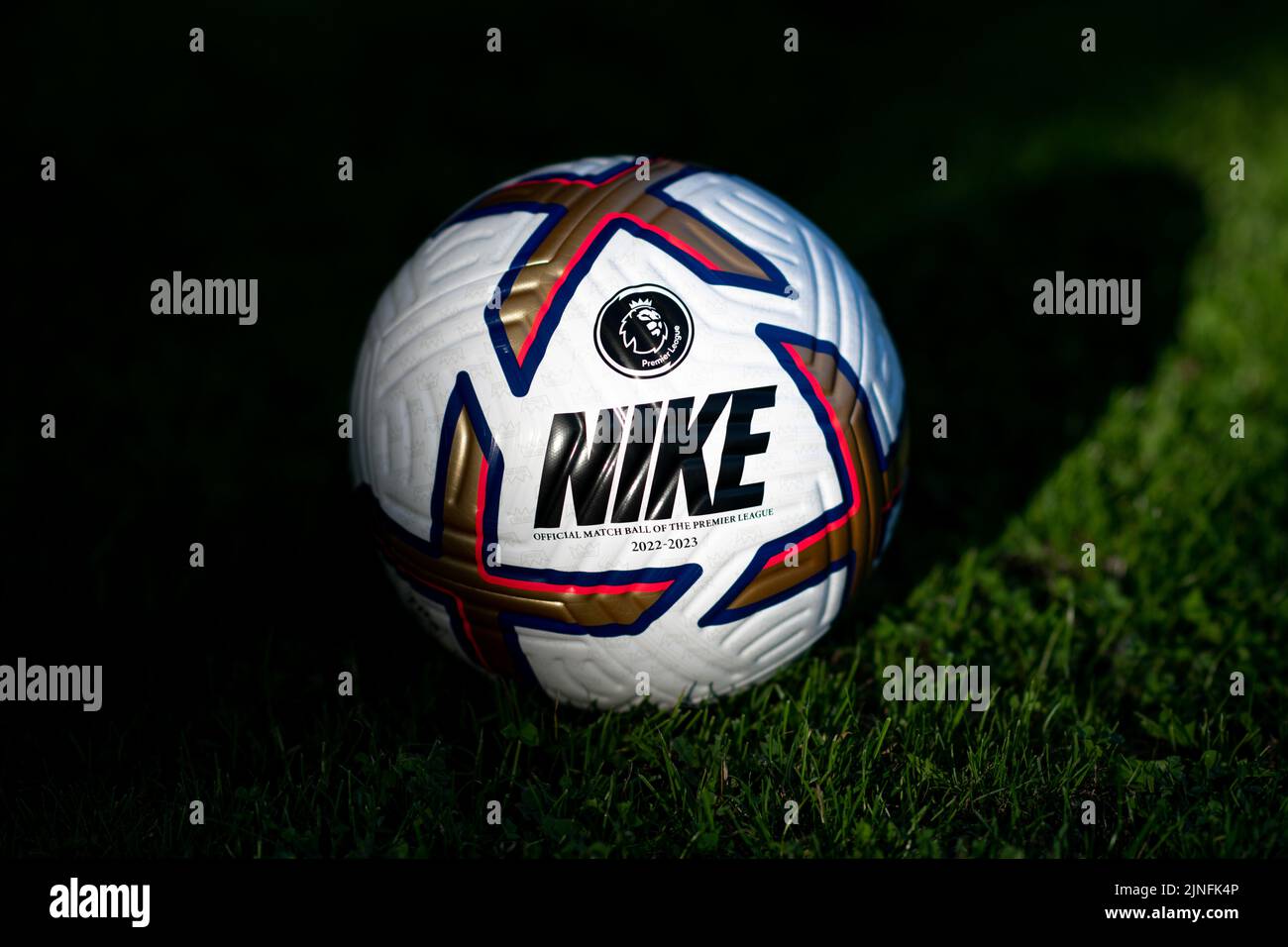 2022/23 Nike Flight Premier League Ball Stock Photo