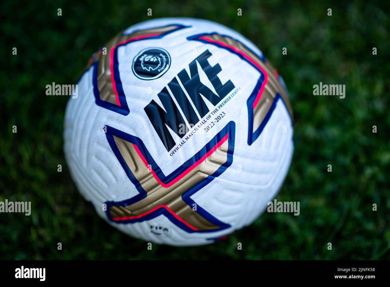 2022/23 Nike Flight Premier League Ball Stock Photo