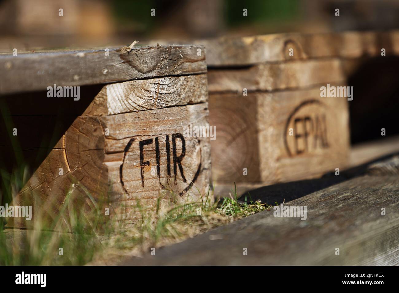 The EURpallet, also known as Europallet or EPALpallet, is the