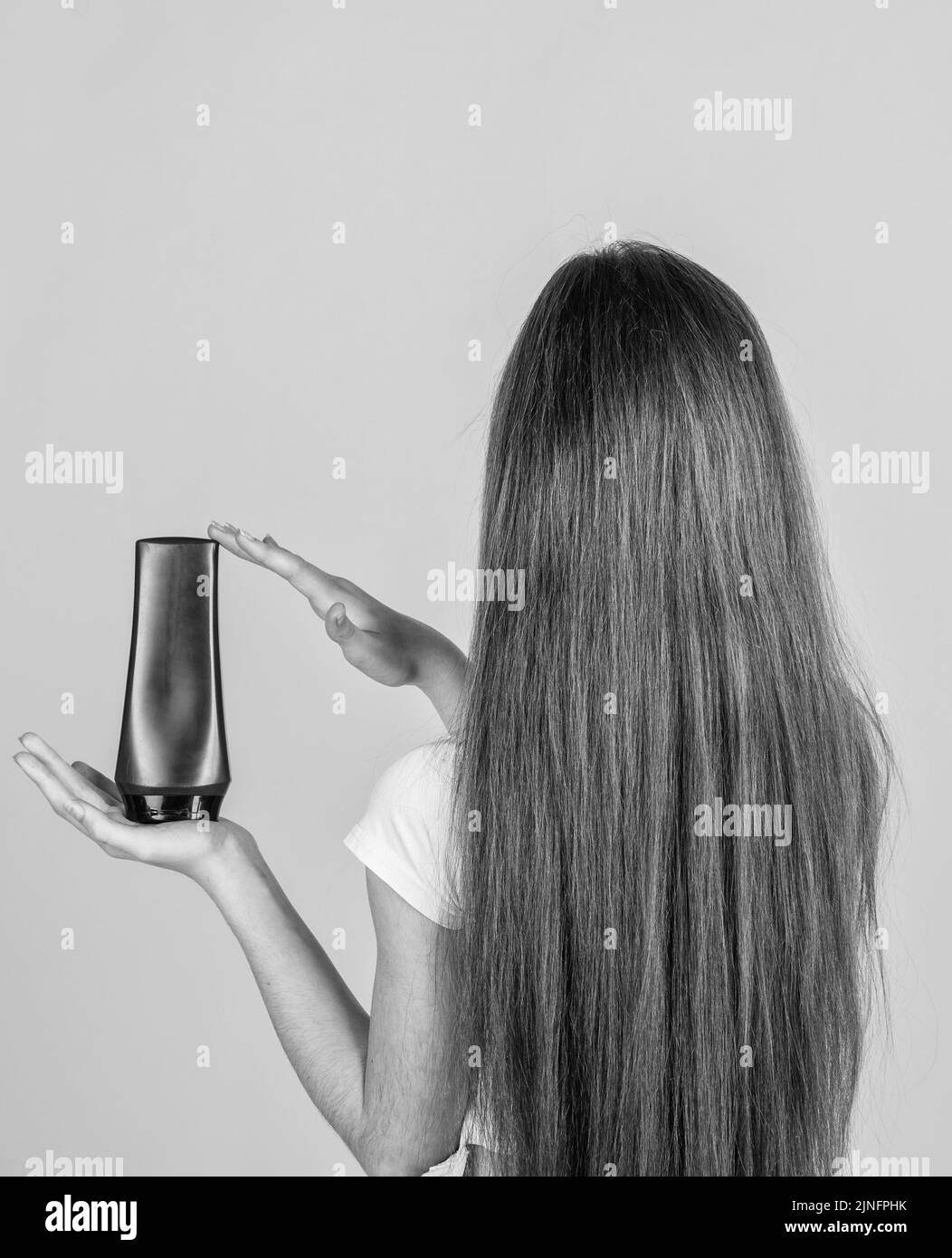 Magic look. shampooing hair in salon. daily habits and personal care
