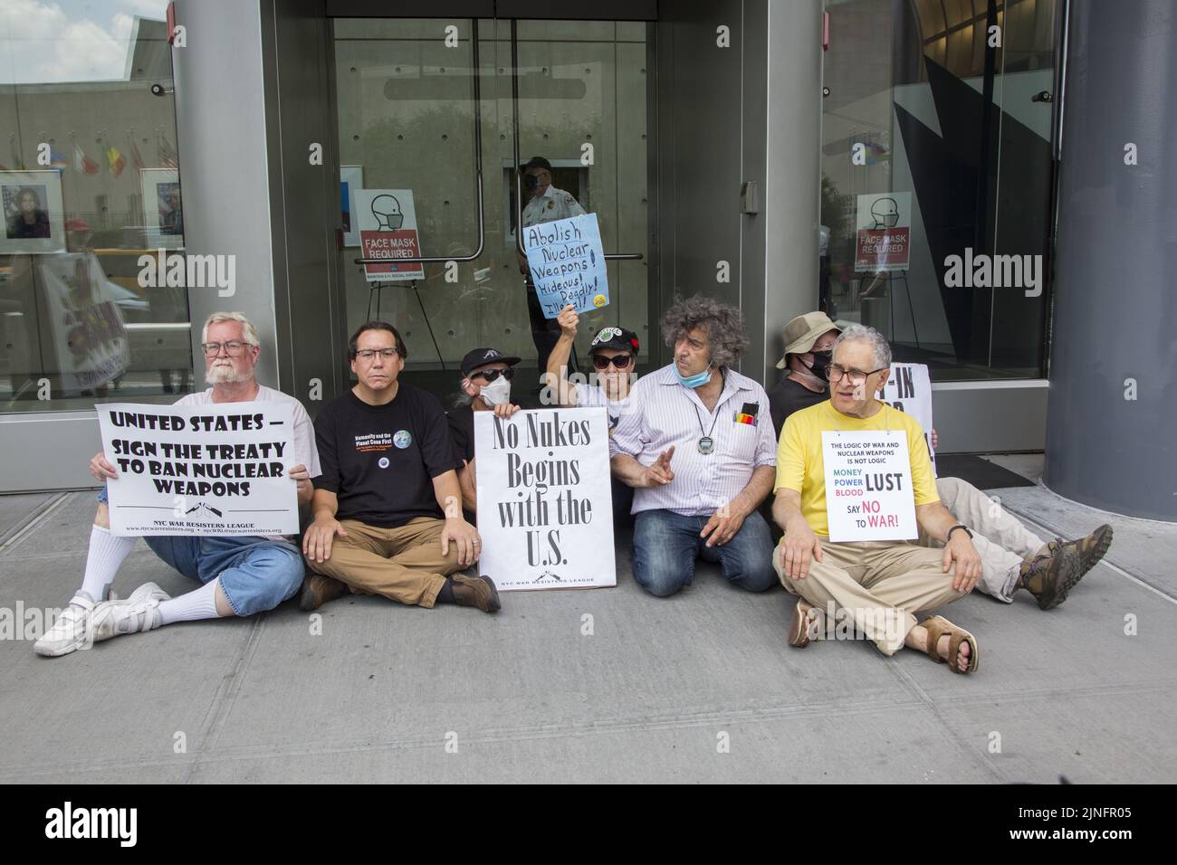 Coalition Of Antiwar And Anti Nuclear Weapon Groups Demonstrate For