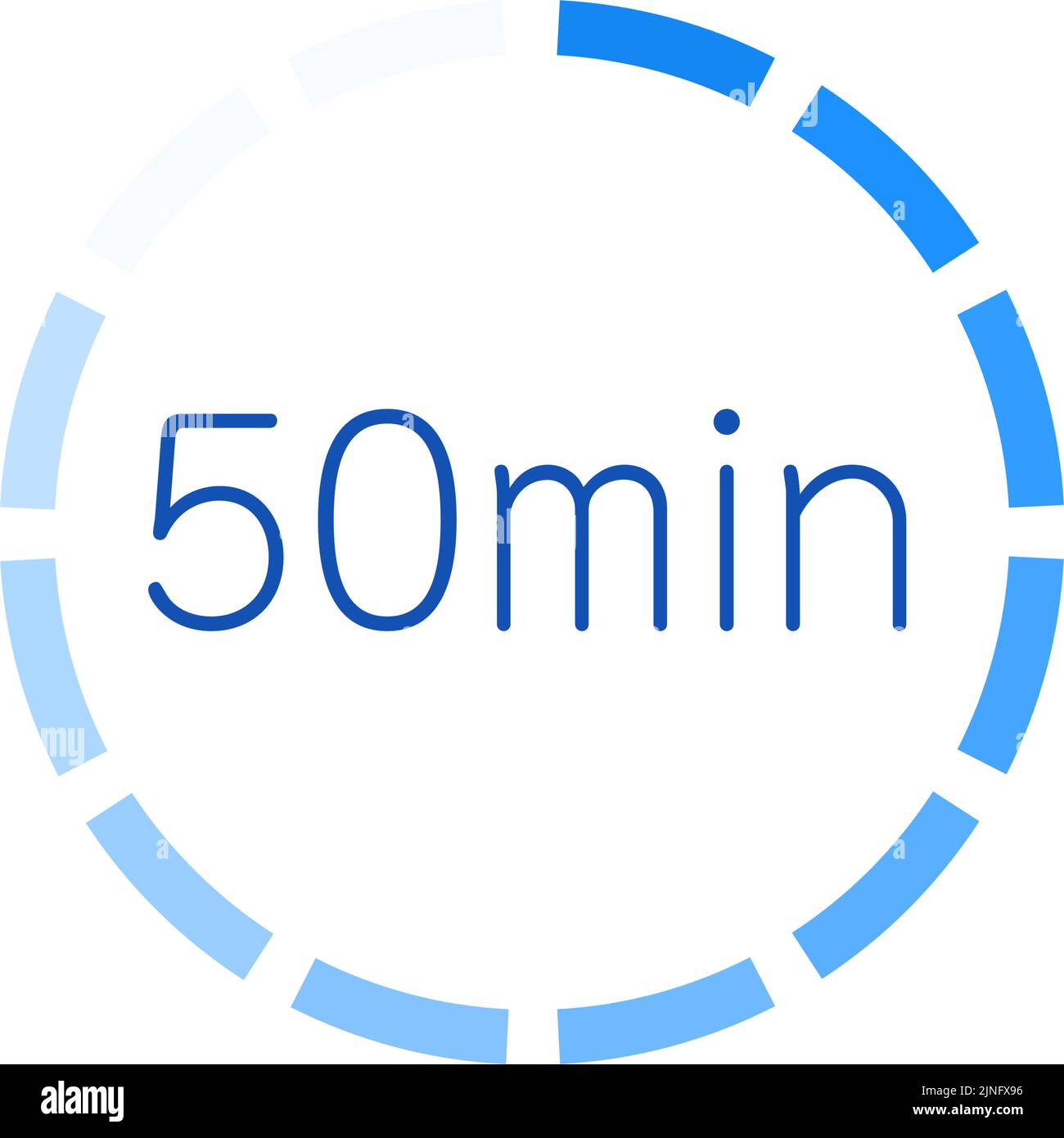 Estimated time required icon vector illustration Stock Vector