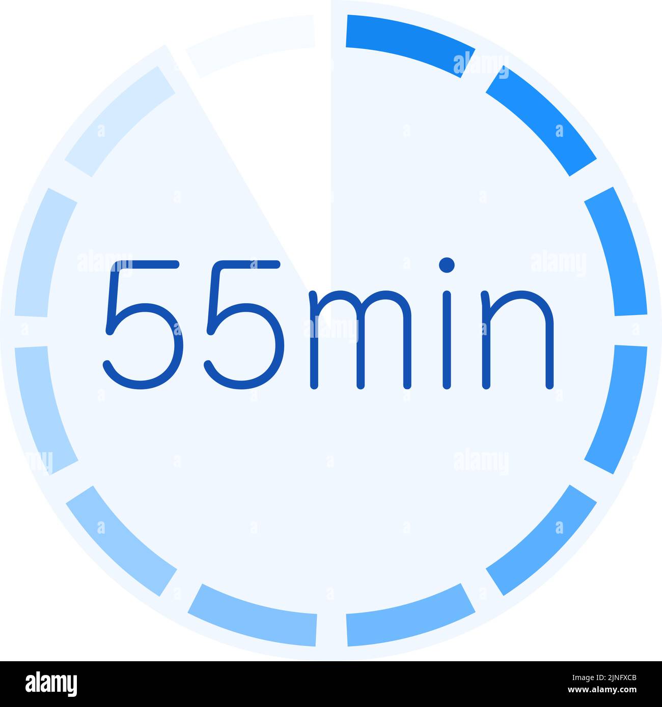 Estimated time required icon vector illustration Stock Vector