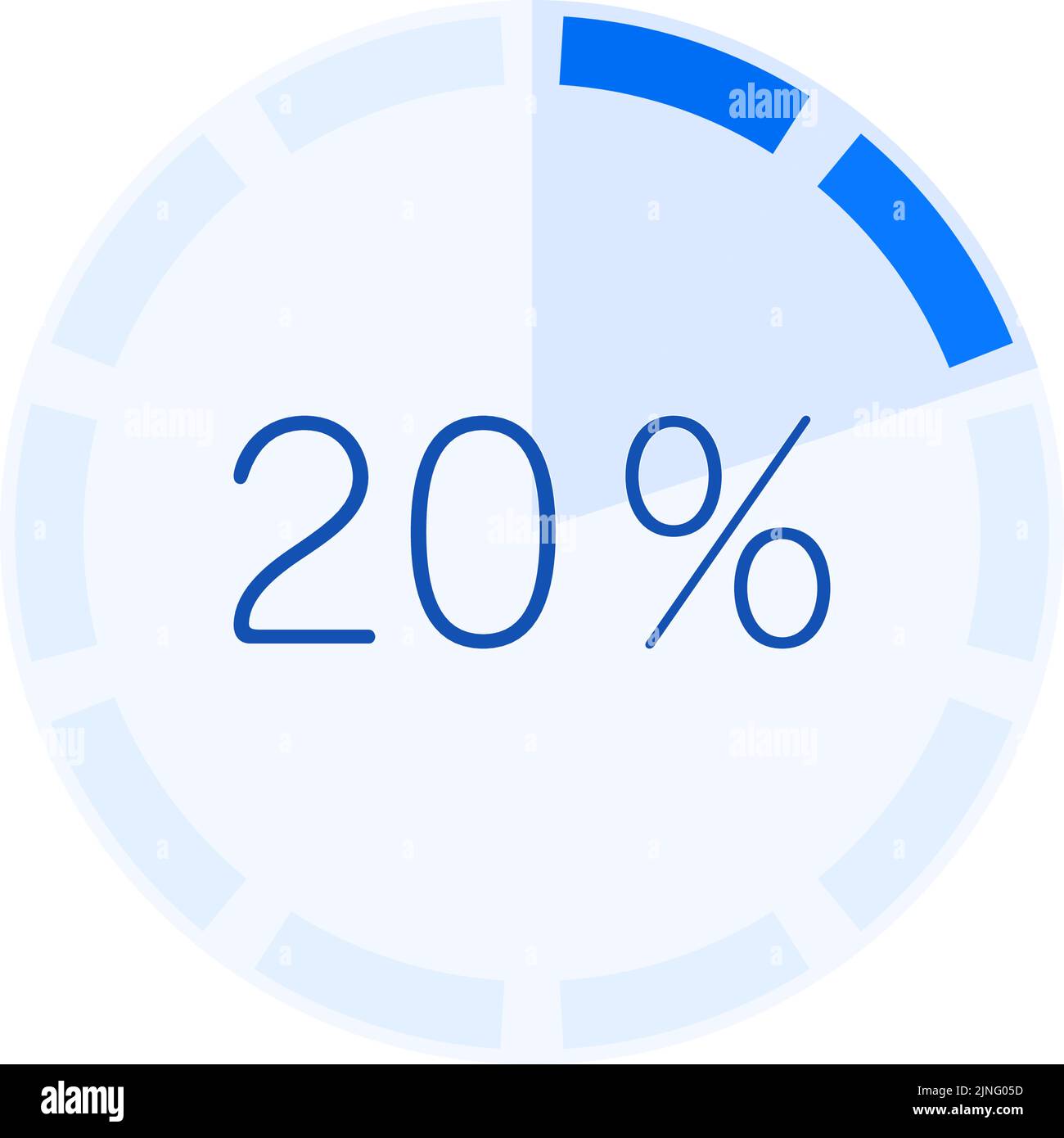 Graph with memory gauge blue stock vector image art alamy