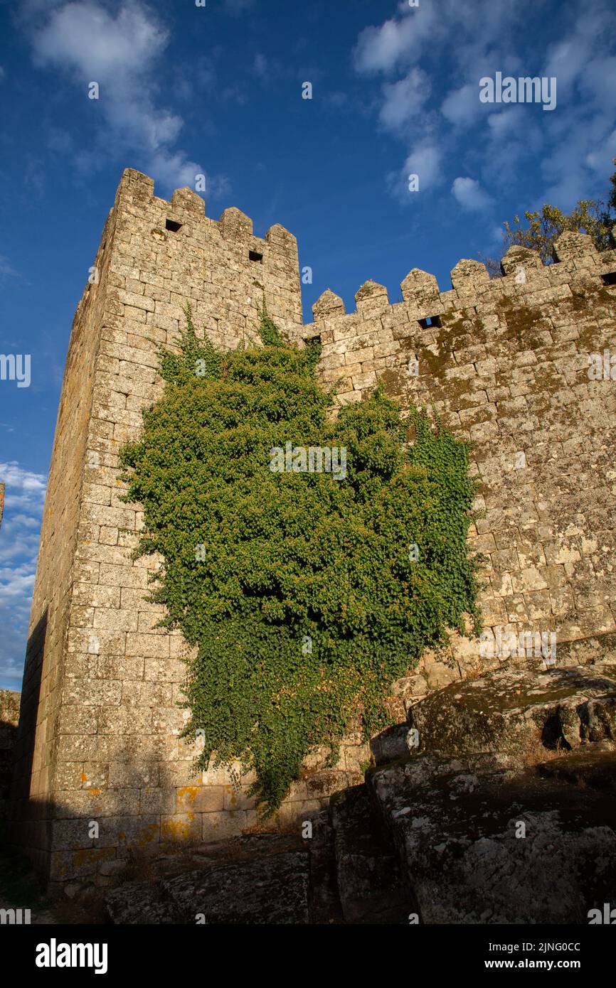 Castle Tower in Trancoso, Portugal Stock Photo
