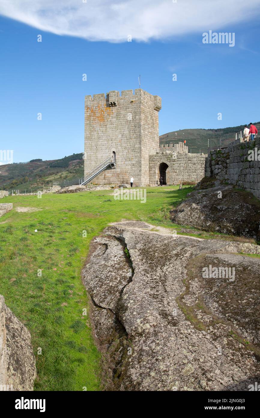 Linhares da Beira Castle, Portugal Stock Photo