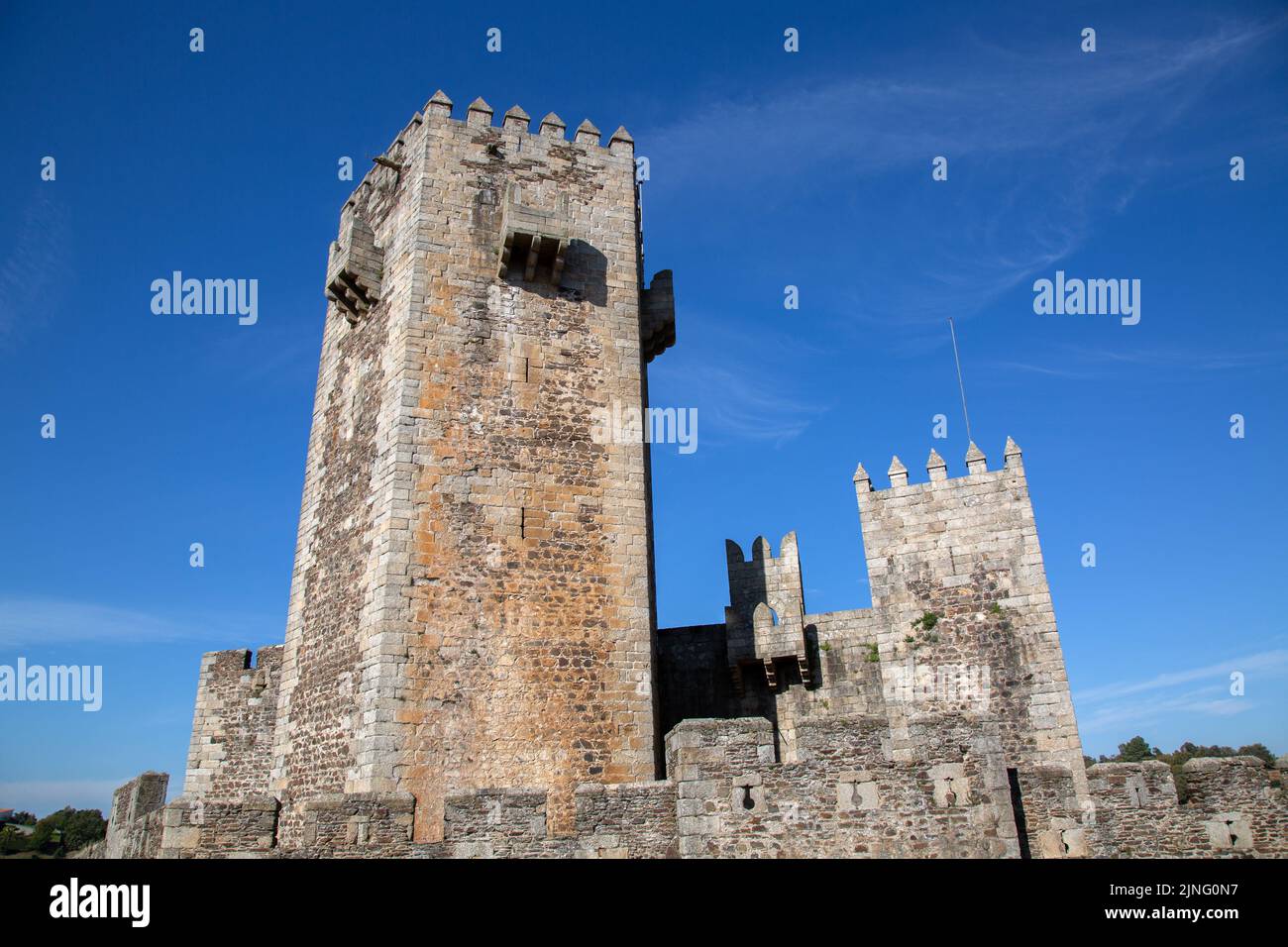 Castle in Sabugal, Portugal Stock Photo