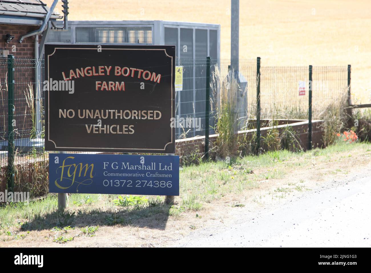 Langley Bottom Farm, Langley Vale, Epsom Downs, Surrey, England, UK