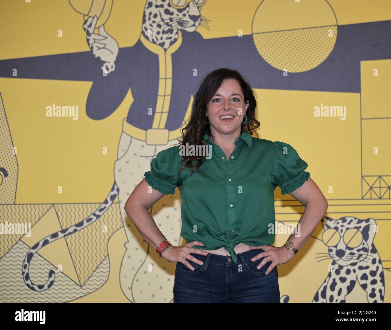 Locarno, Switzerland. 11th Aug, 2022. Locarno, Swiss Locarno Film Festival 2022 ANNIE COLERE photocall film cast, producer In the picture: Laure Calamy actress Credit: Independent Photo Agency/Alamy Live News Stock Photo