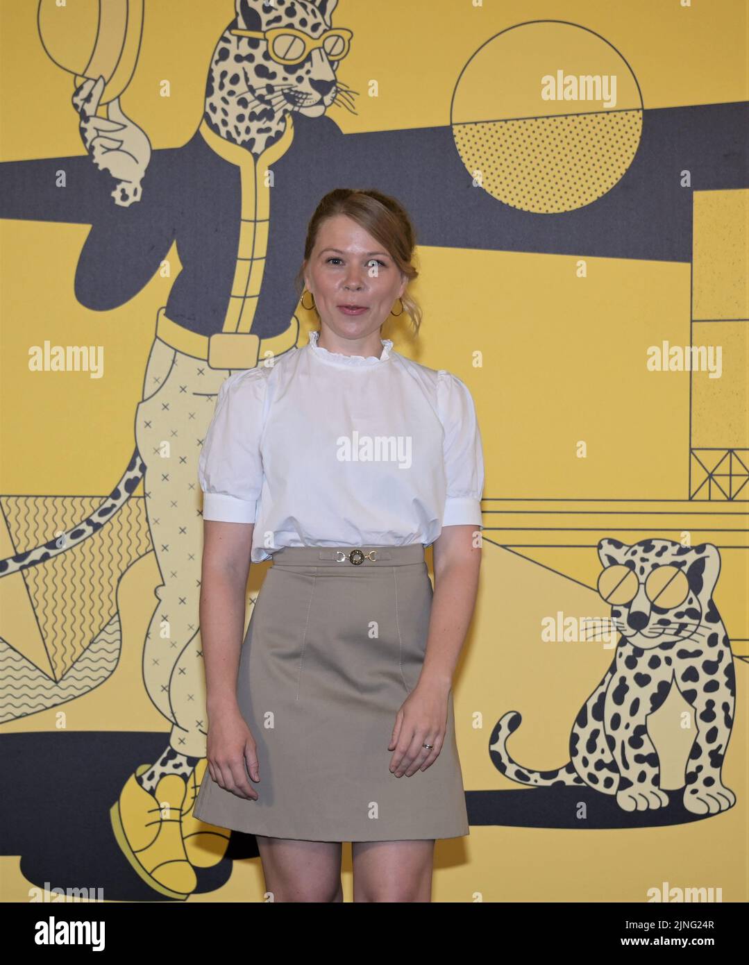 Locarno, Switzerland. 11th Aug, 2022. Locarno, Swiss Locarno Film Festival 2022 ANNIE COLERE photocall film cast, producer In the picture: India Hair actress Credit: Independent Photo Agency/Alamy Live News Stock Photo