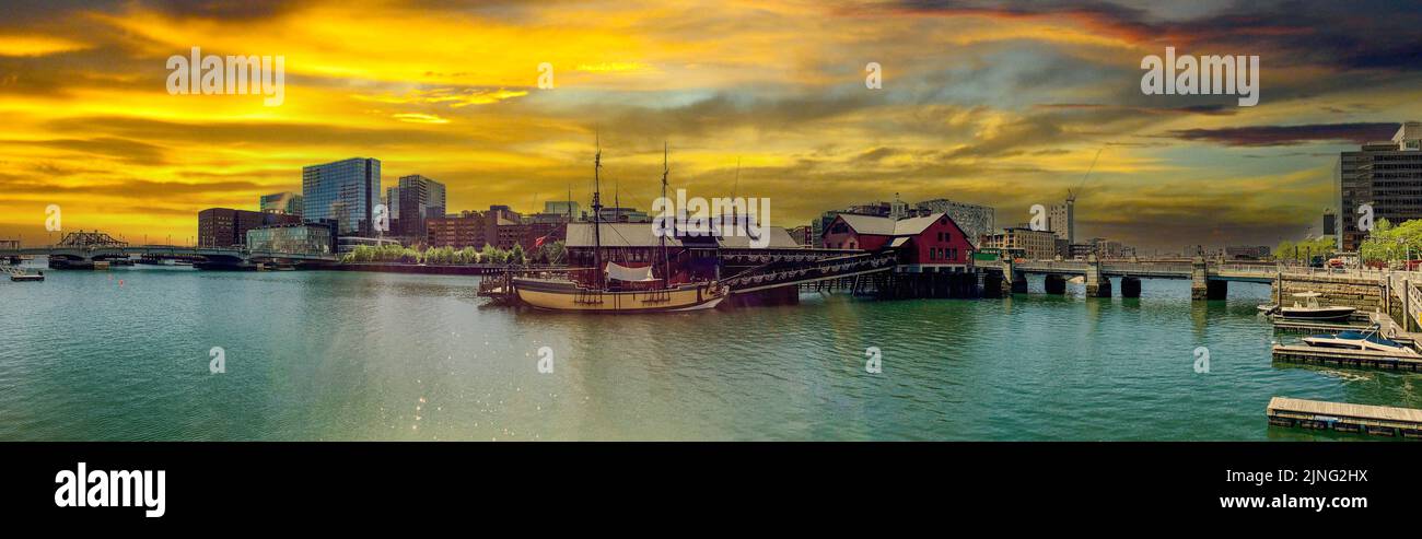 Griffin's Wharf, Boston, Massachusetts Stock Photo - Alamy