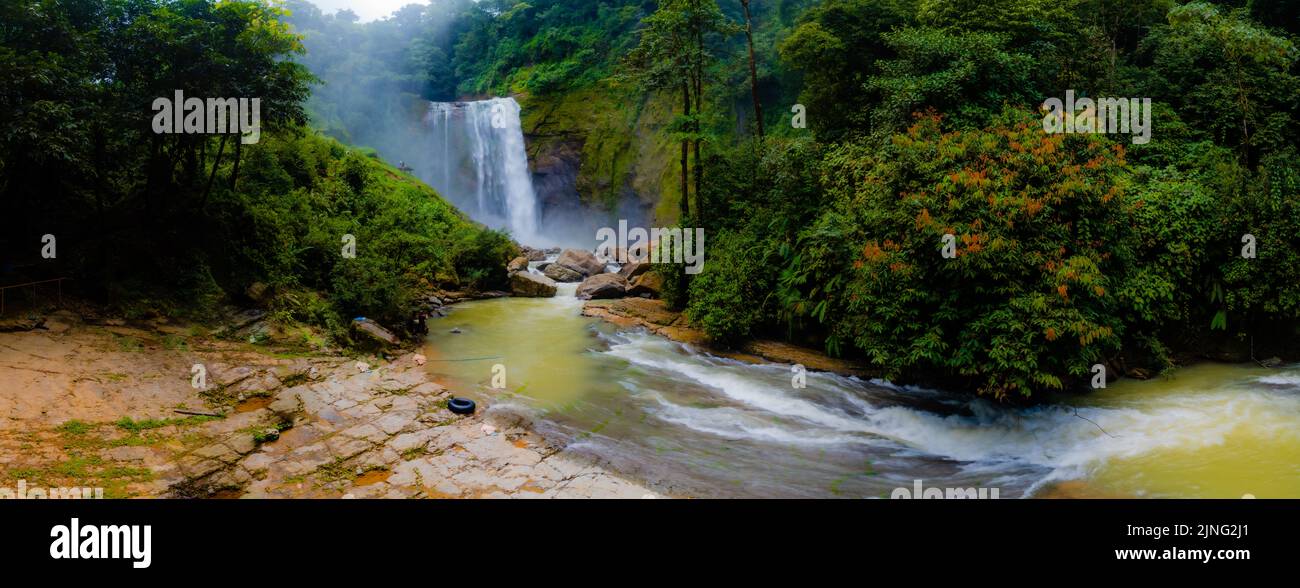 Waterfall at Costa Rica Stock Photo