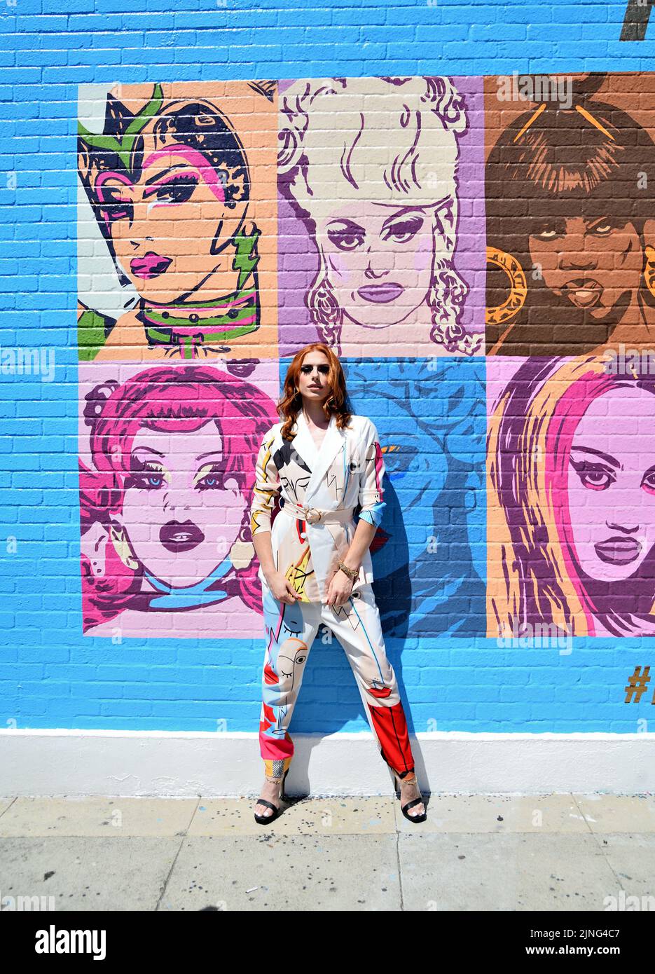 USA. 10th Aug, 2022. Jasmine Kennedie poses at the "RuPaul's Drag Race