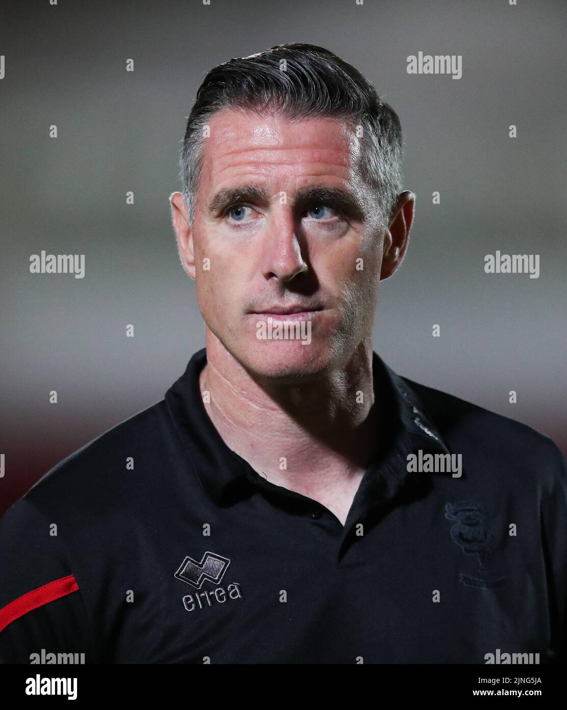Lincoln City manager Mark Kennedy during the Carabao Cup, first round