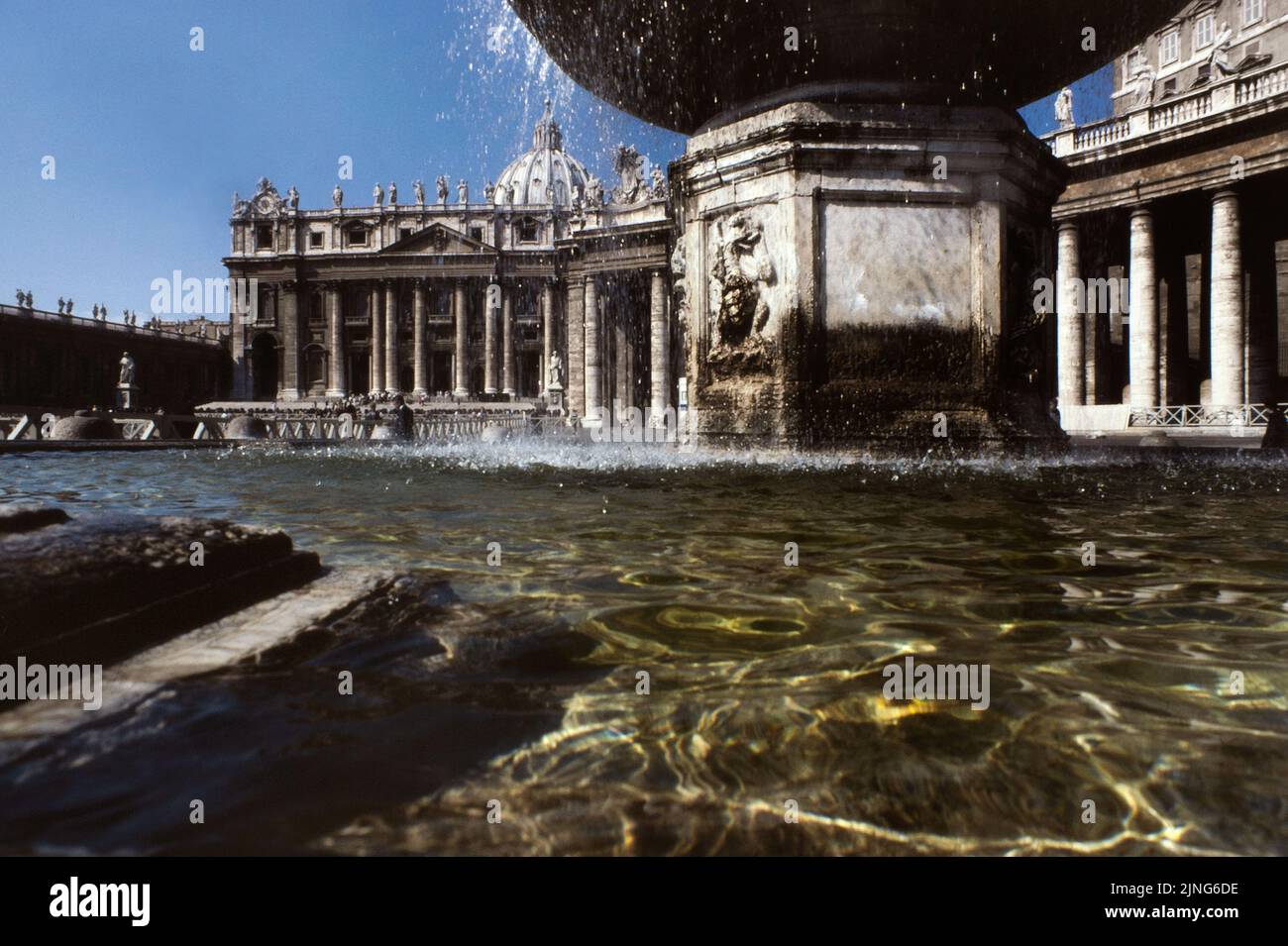 Rome, Piazza San Pietro, St. Peter's Square. Stock Photo