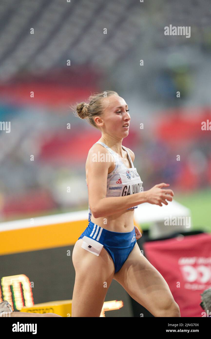 Gabriela GAJANOVÁ participating in the 800 meters at the Doha 2019