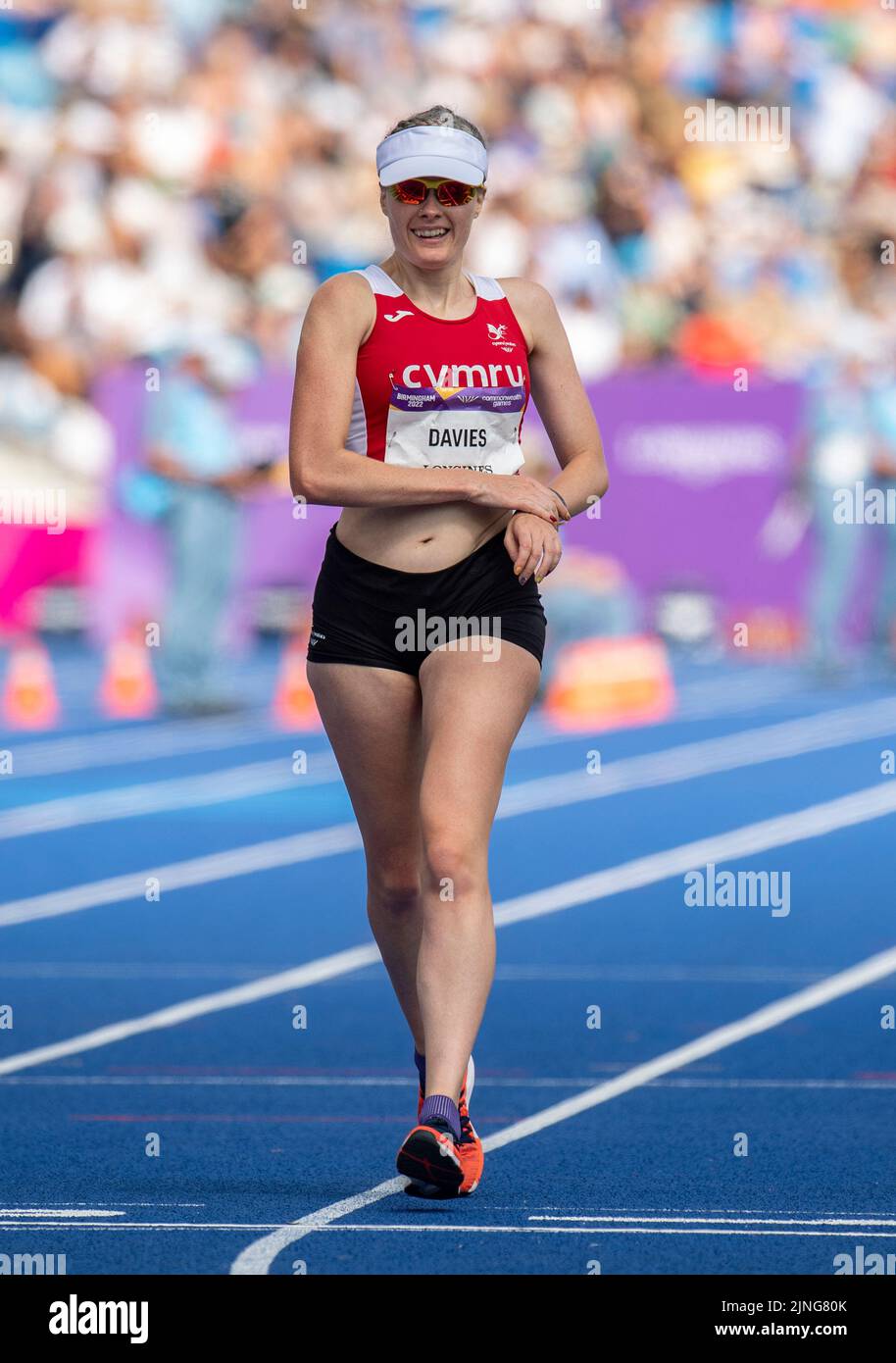 Bethan Davies of Wales competing in the women’s 10,000m walk final at