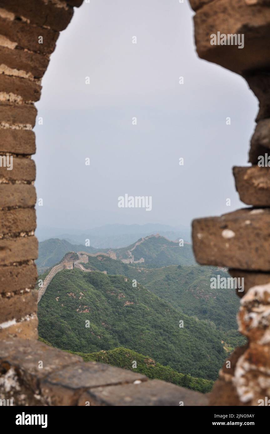 Guide map great wall of china hi-res stock photography and images - Alamy