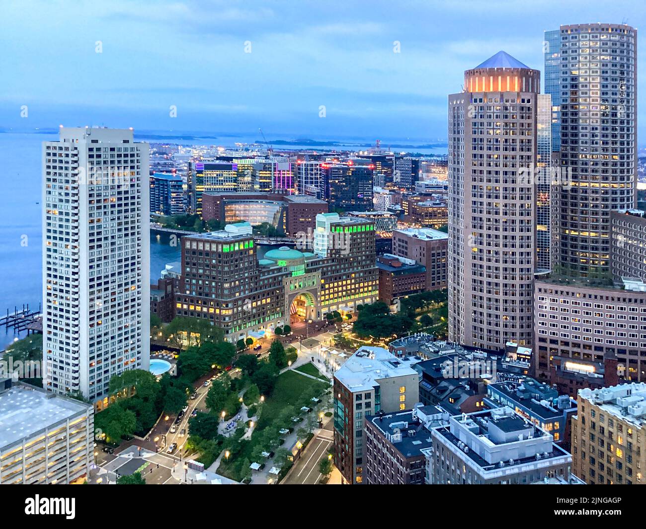 Photo inspiration: Fresh Look at Boston Cityscape Skyline Panorama Looking South Towards The South End
