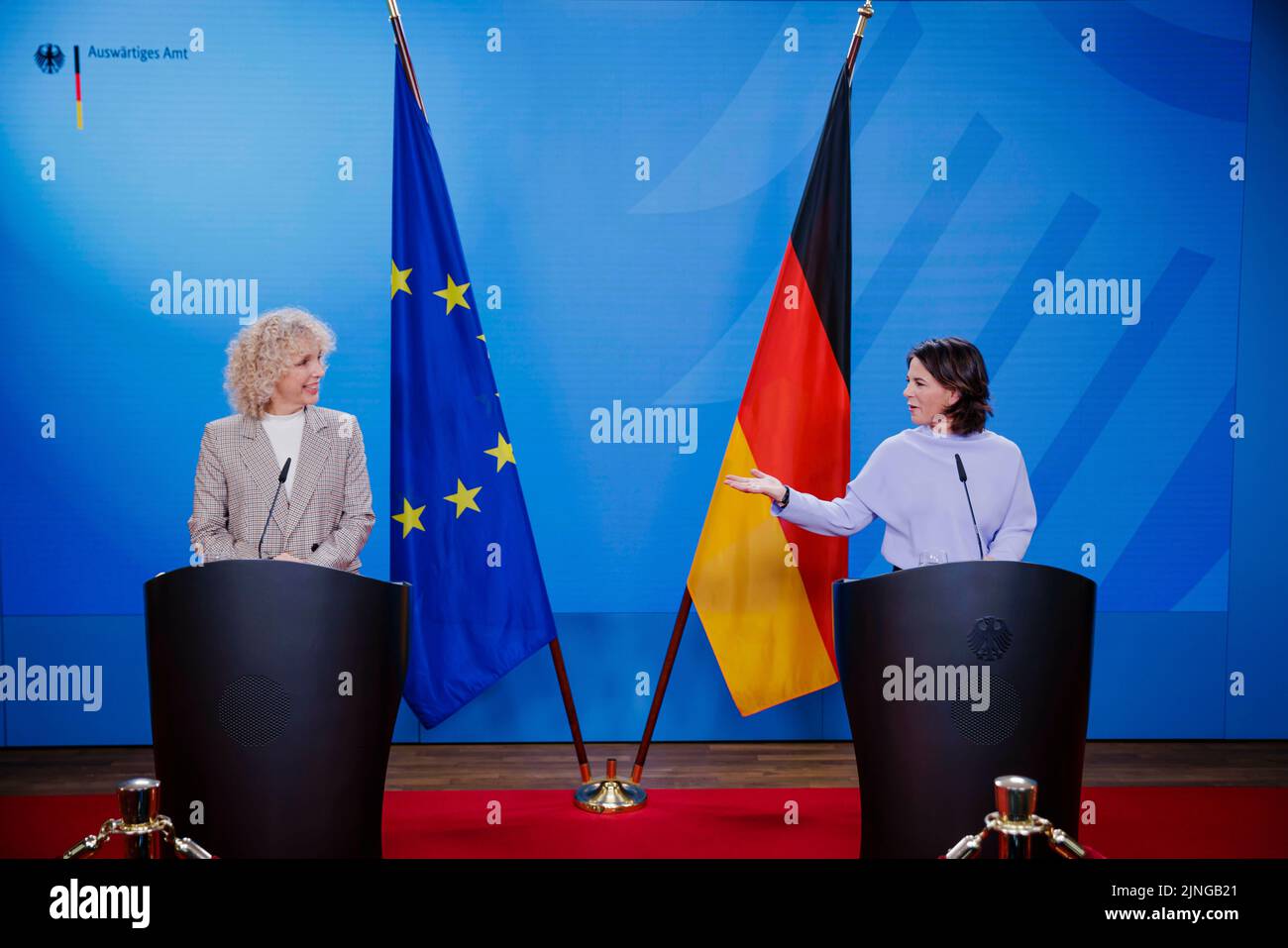 Berlin, Deutschland. 09th Feb, 2022. Annalena Baerbock, Federal Foreign ...