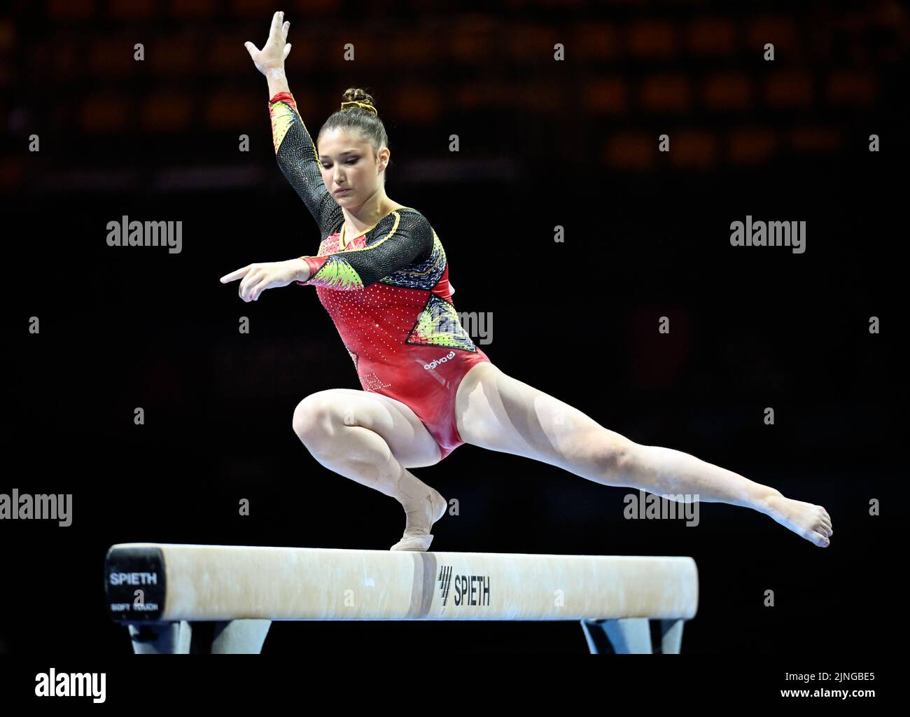 Munich, Germany. 11th Aug, 2022. Belgian gymnast Fien Enghels pictured