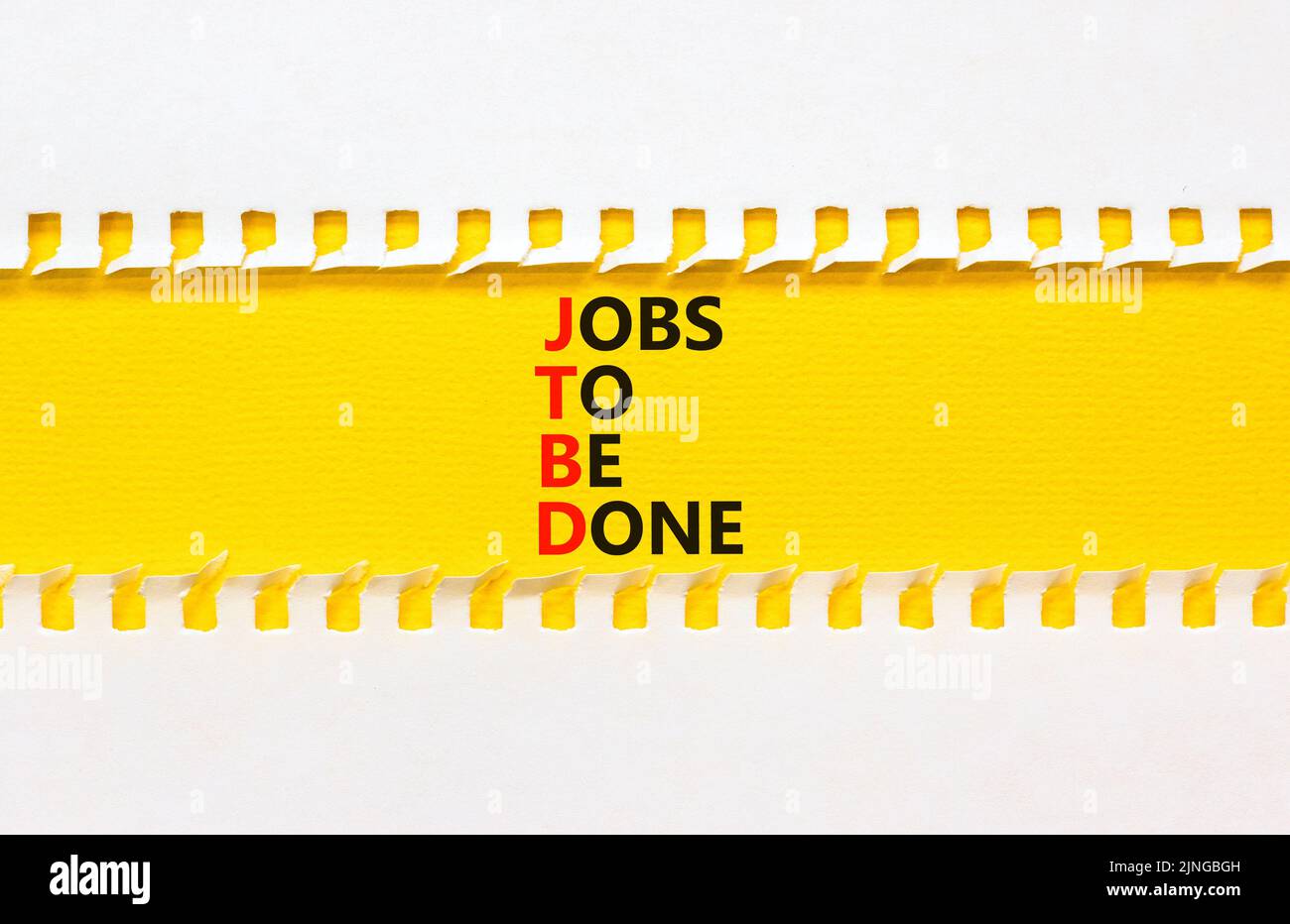 JTBD jobs to be done symbol. Concept words JTBD jobs to be done on ...
