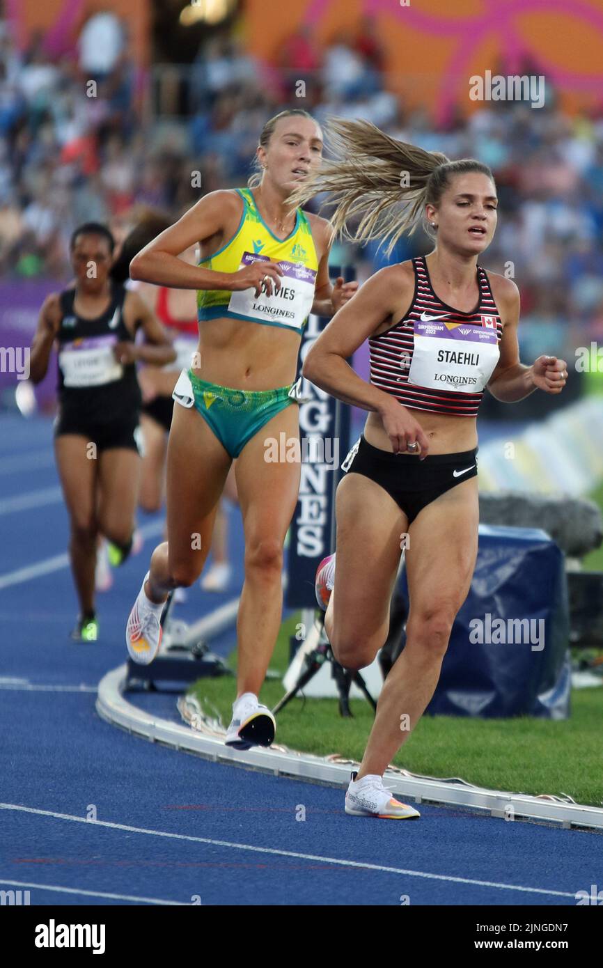 Julie Anne STAEHLI Of Canada In The Women S 5000m Final At The 2022   Julie Anne Staehli Of Canada In The Womens 5000m Final At The 2022 Commonwealth Games In Birmingham 2JNGDN7 