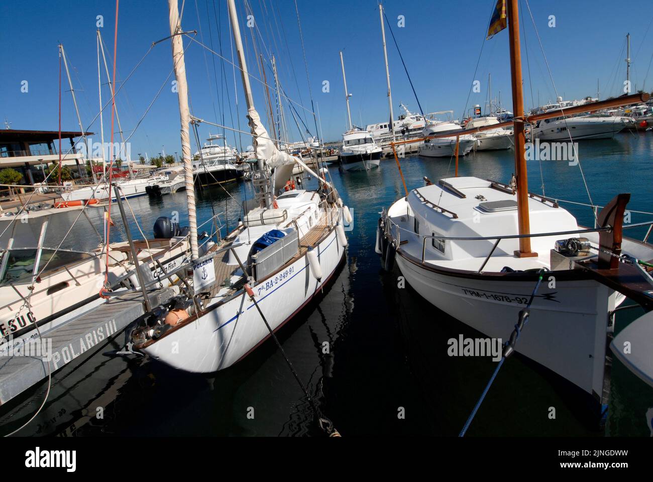 La Savina Port Formentera Stock Photo Alamy
