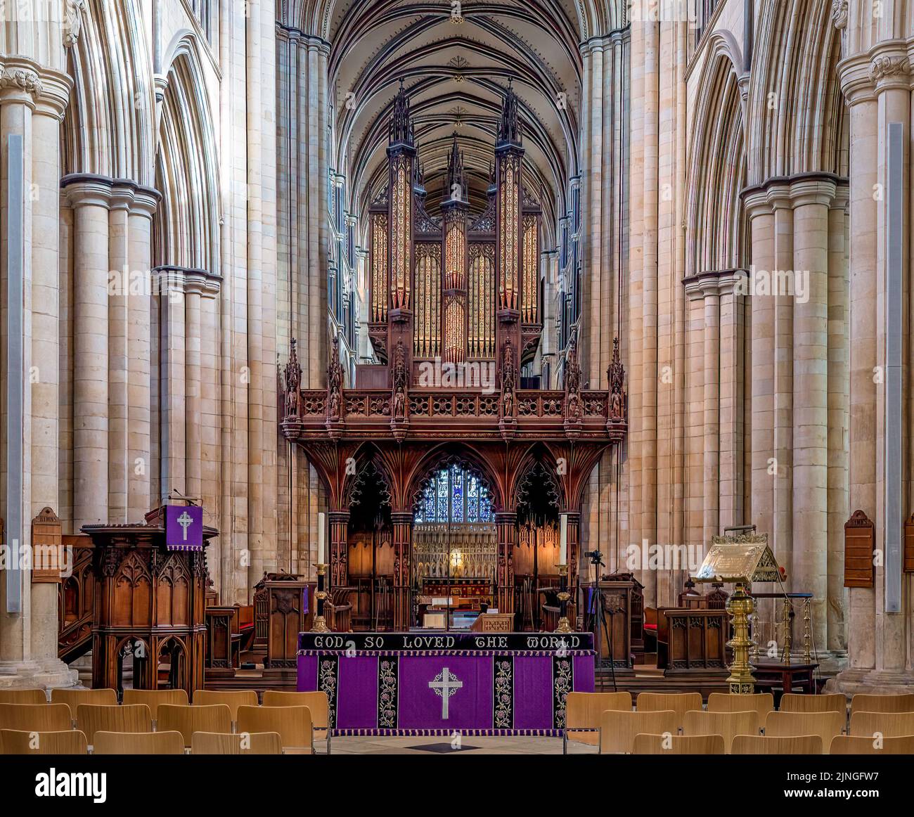 Beverley Minster in the East Riding of Yorkshire Stock Photo