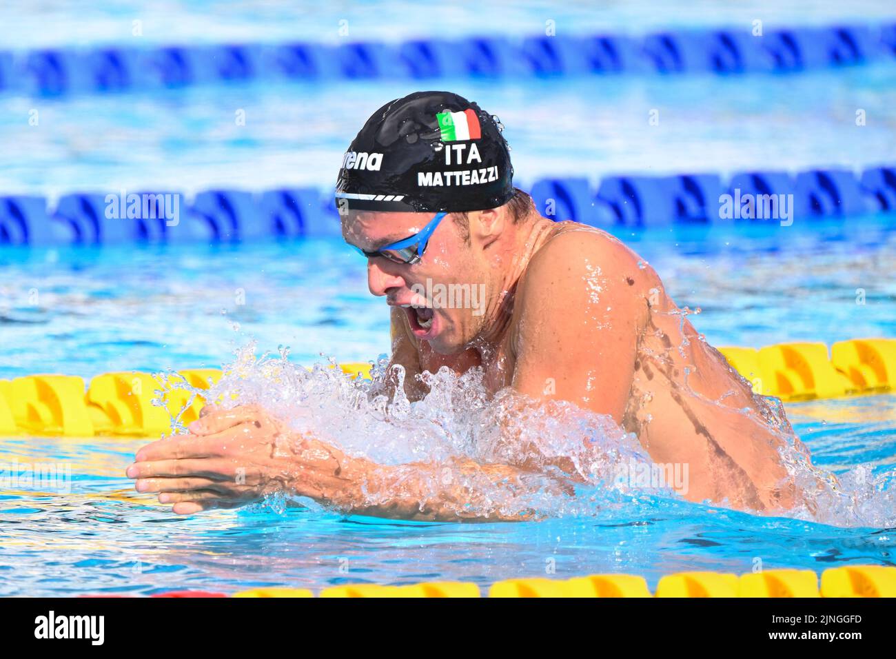 Rome, Italy. 11th Aug, 2022. Pier Andrea Matteazzi (ITA) during European Aquatics Championships Rome 2022 at the Foro Italico on 11 August 2022. Credit: Independent Photo Agency/Alamy Live News Stock Photo