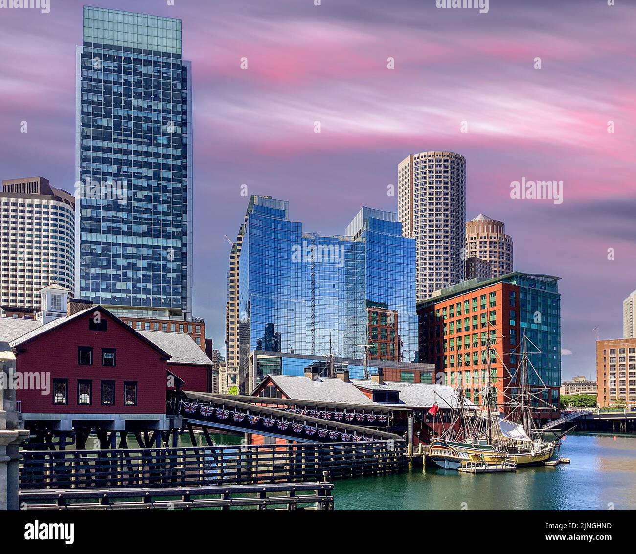 Griffin's Wharf, Boston, Massachusetts Stock Photo Alamy